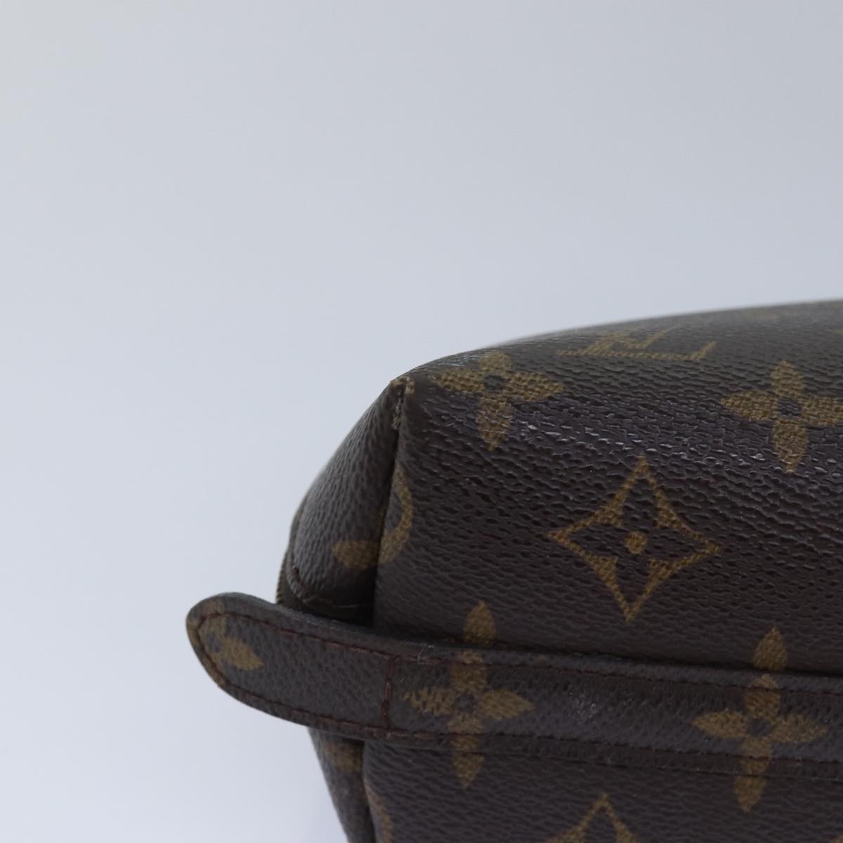 Louis Vuitton Demi Ronde Brown Canvas Clutch Bag