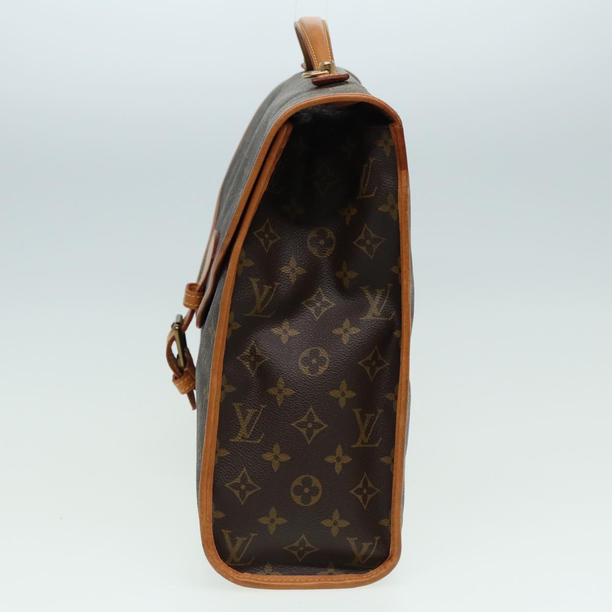 Louis Vuitton Beverly Brown Canvas Handbag
