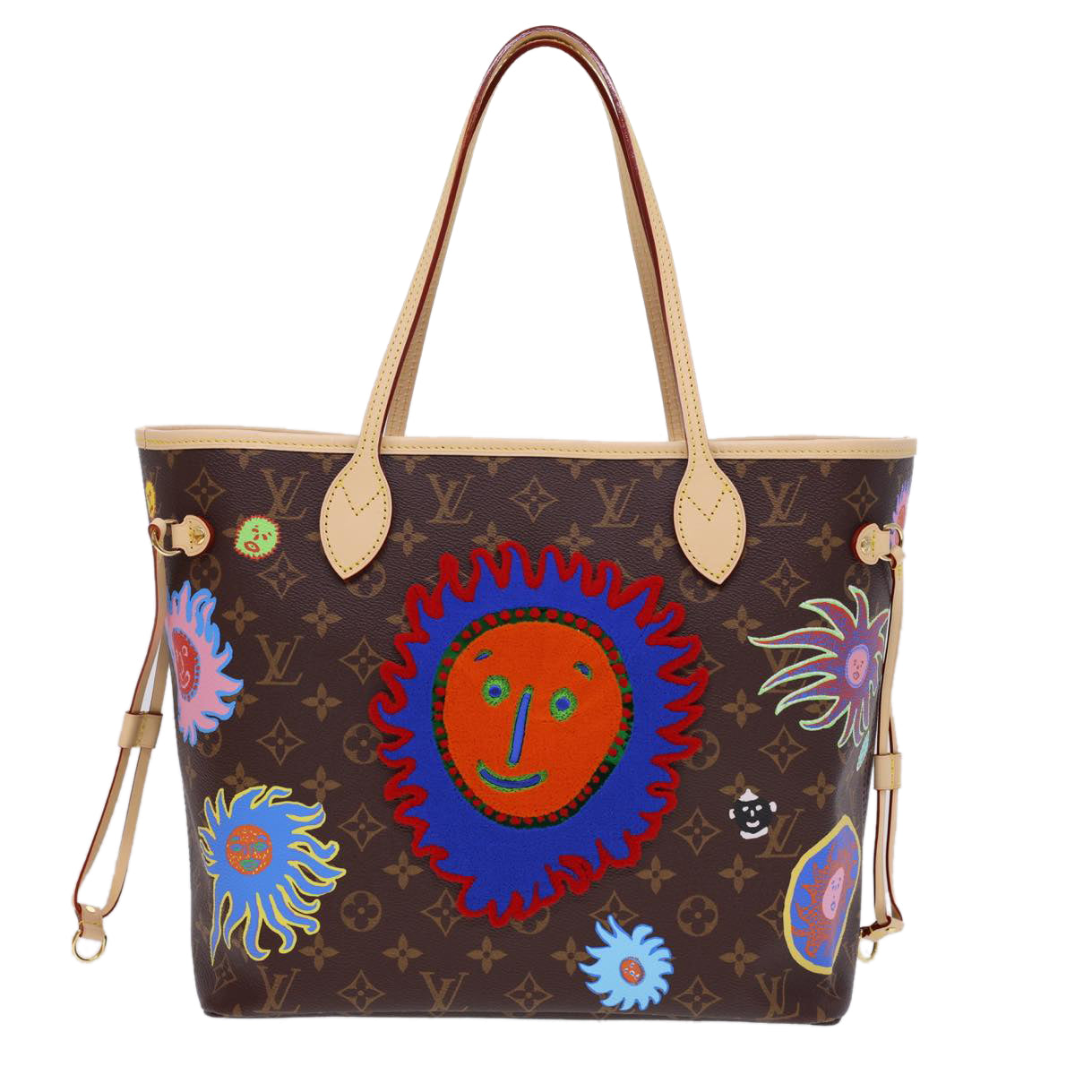 Louis Vuitton Neverfull Gm Brown Canvas Tote Bag