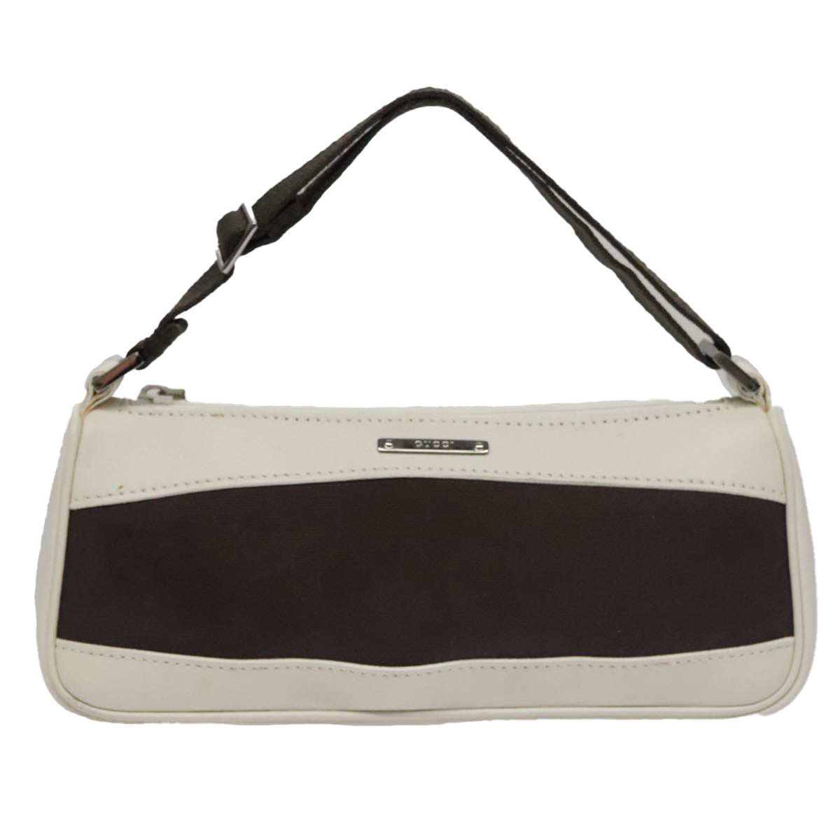 Gucci White Leather Clutch Bag ()