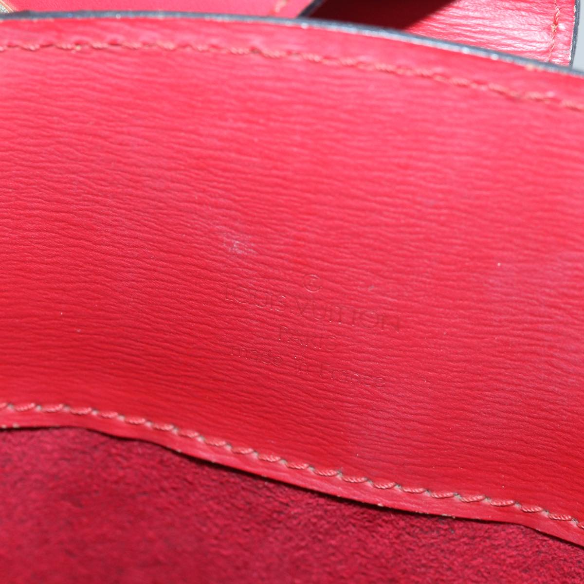 Louis Vuitton Cluny Red Leather Shoulder Bag