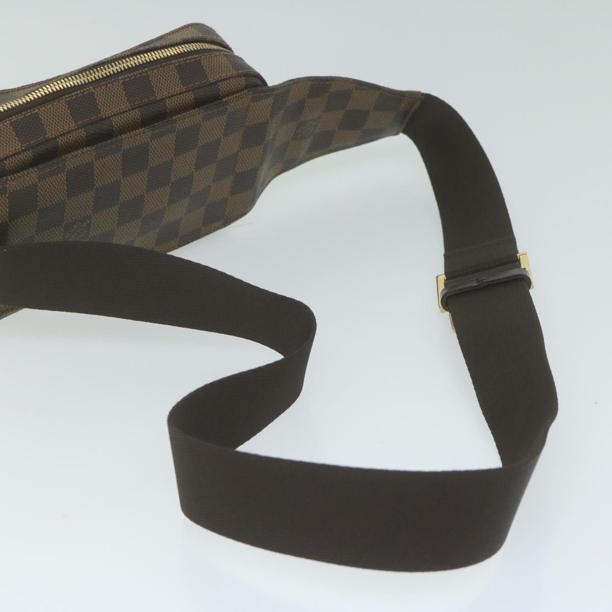 Louis Vuitton Geronimos Brown Canvas Shoulder Bag