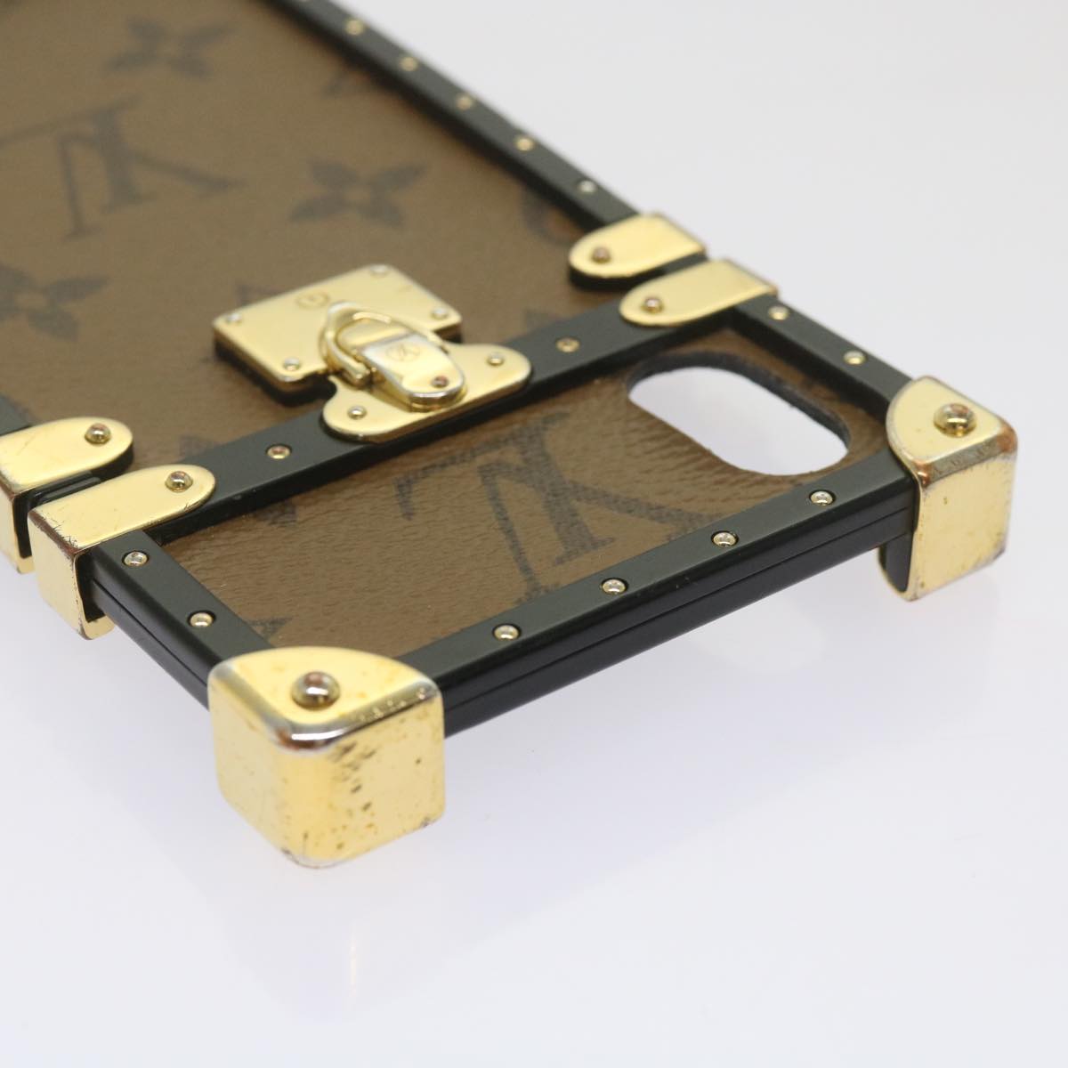 Louis Vuitton Etui Iphone Brown Canvas Phone Jewelry