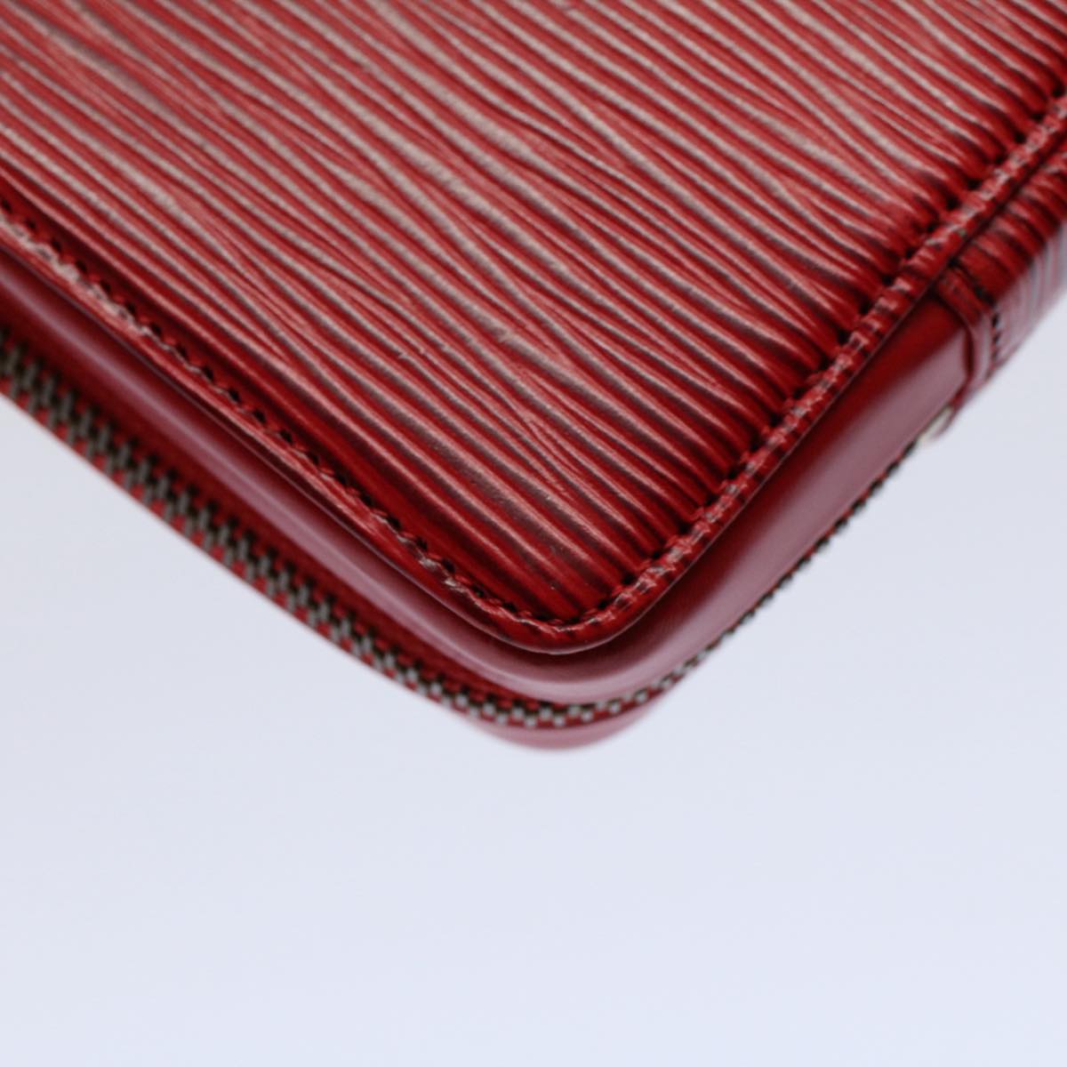 Louis Vuitton Agenda Cover Red Leather Wallet