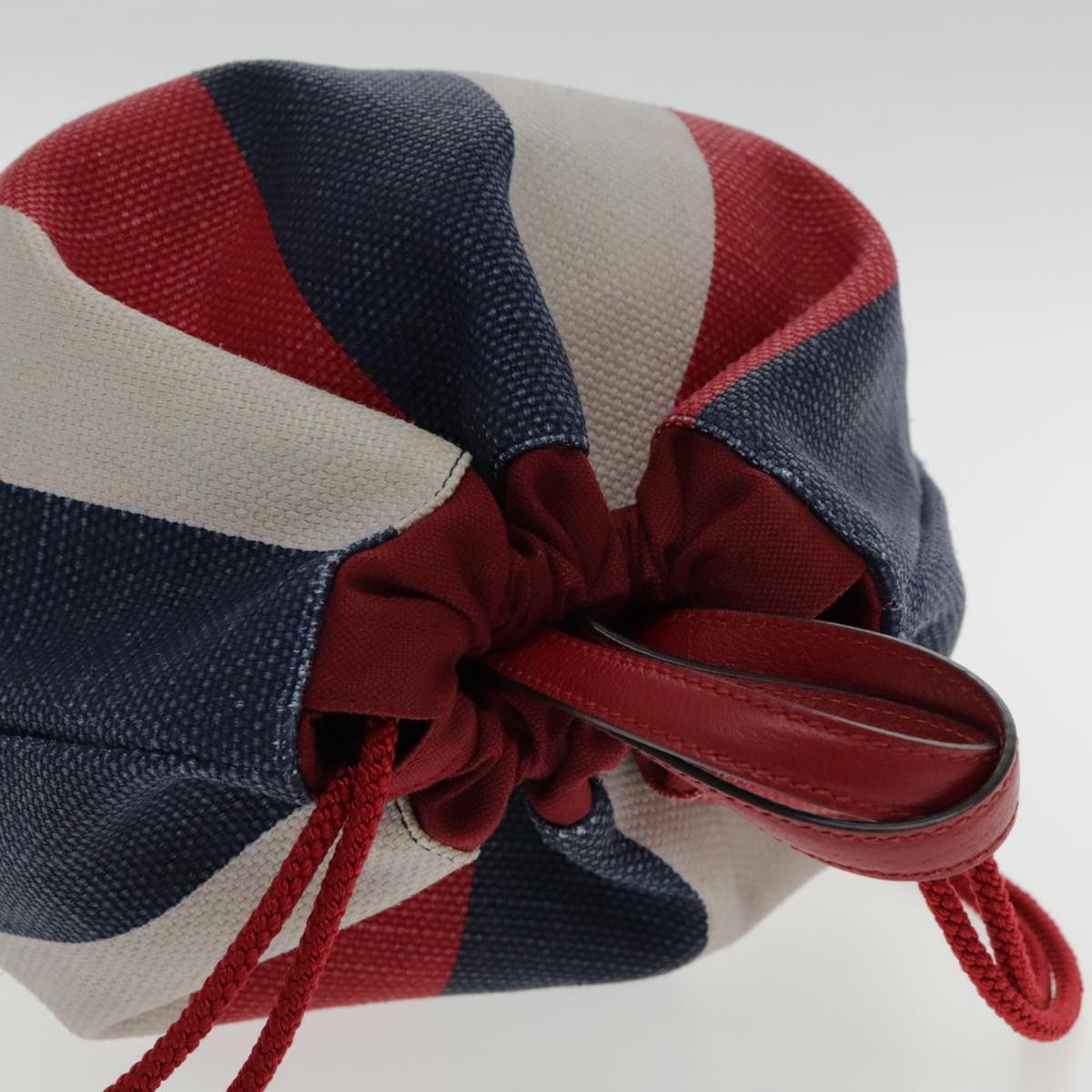 Gucci Blue Canvas Backpack Bag
