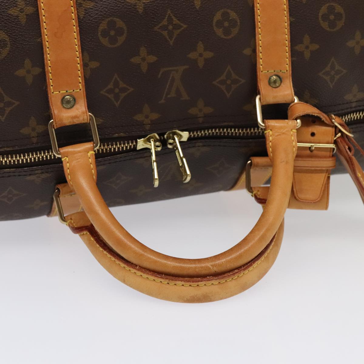 Louis Vuitton Keepall 60 Brown Canvas Travel Bag