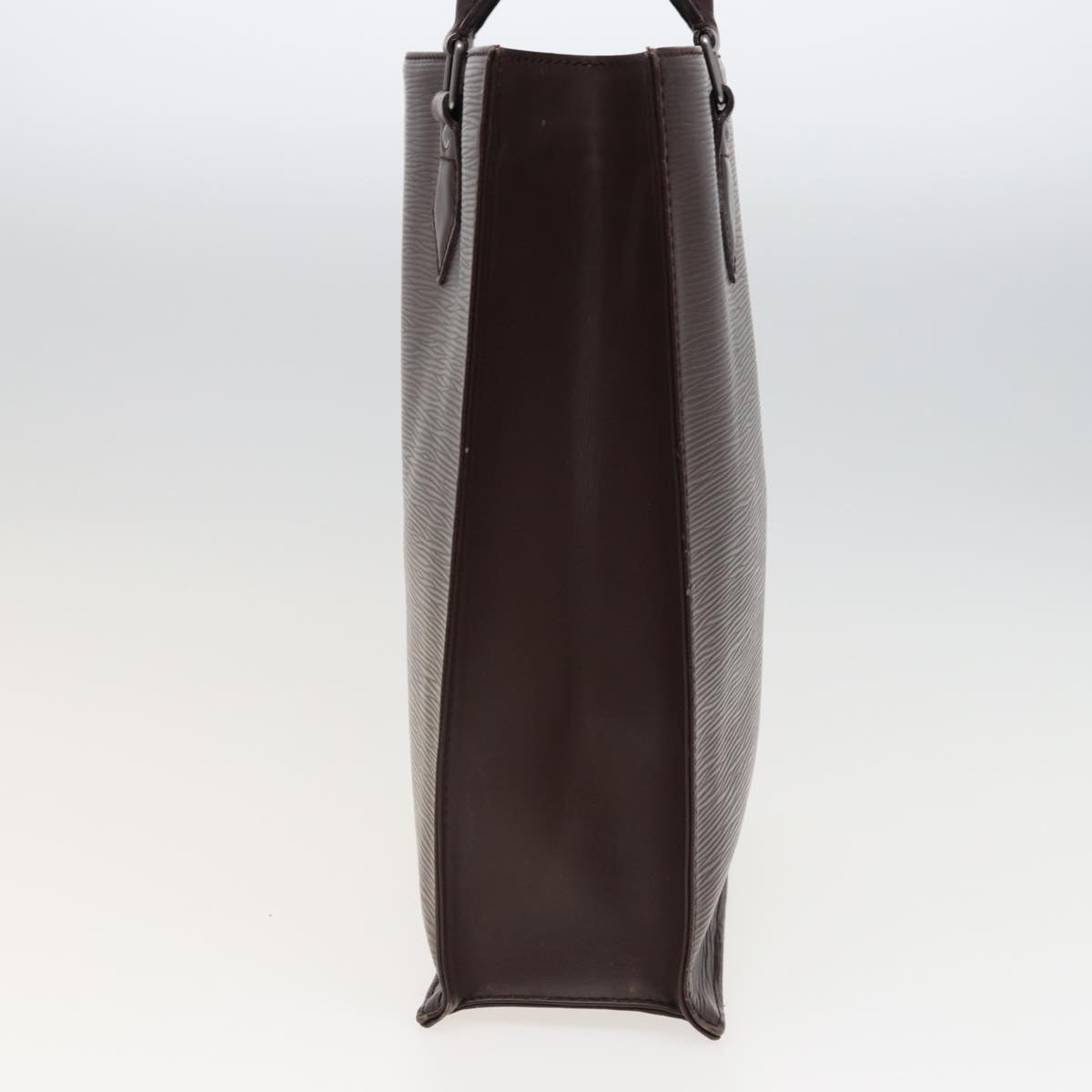 Louis Vuitton Sac Plat Brown Leather Handbag