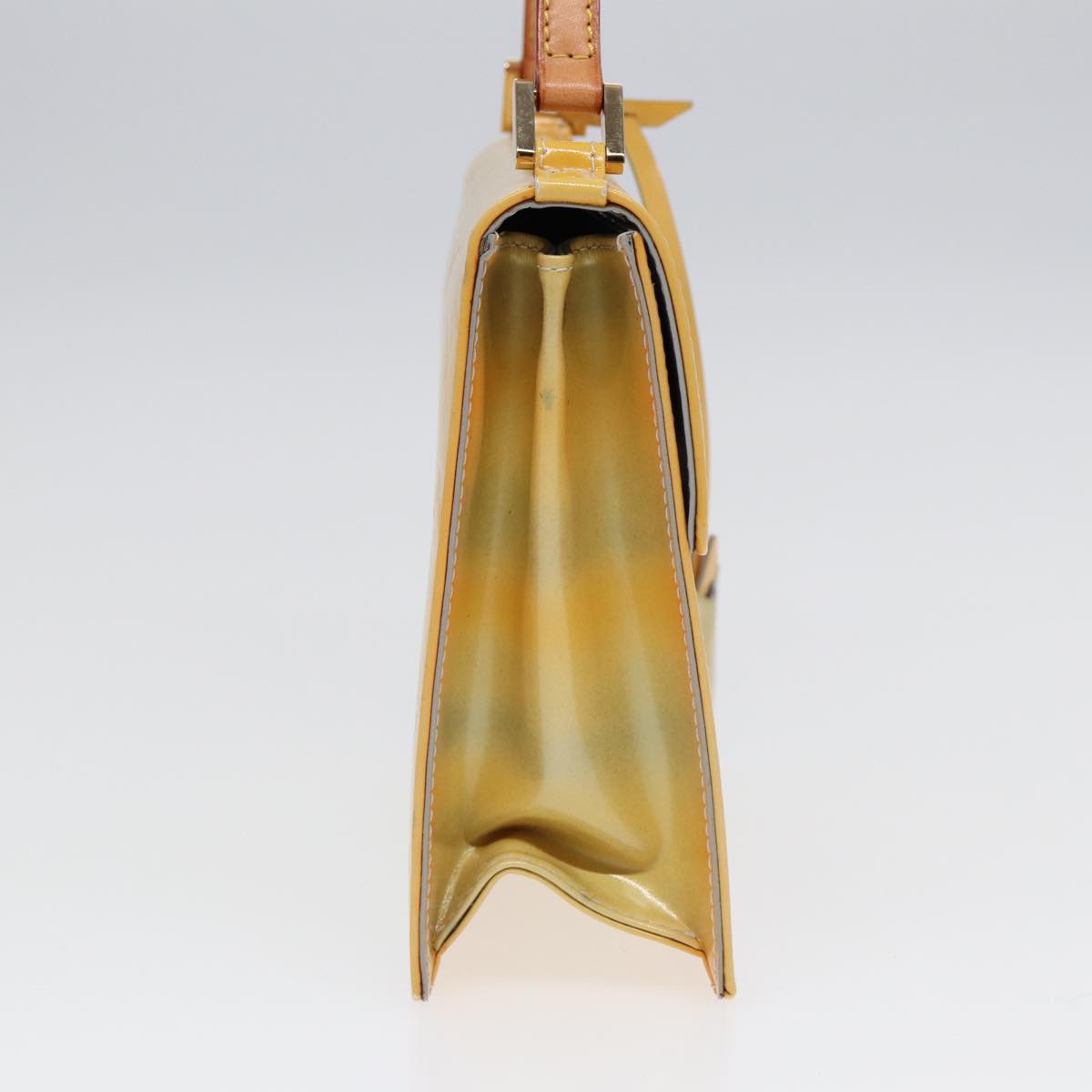 Louis Vuitton Spring Street Yellow Patent Leather Handbag