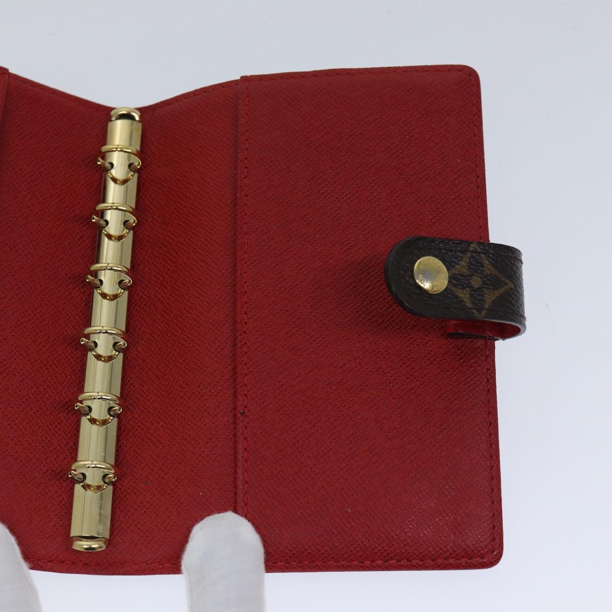 Louis Vuitton Agenda Pm Brown Canvas Wallet