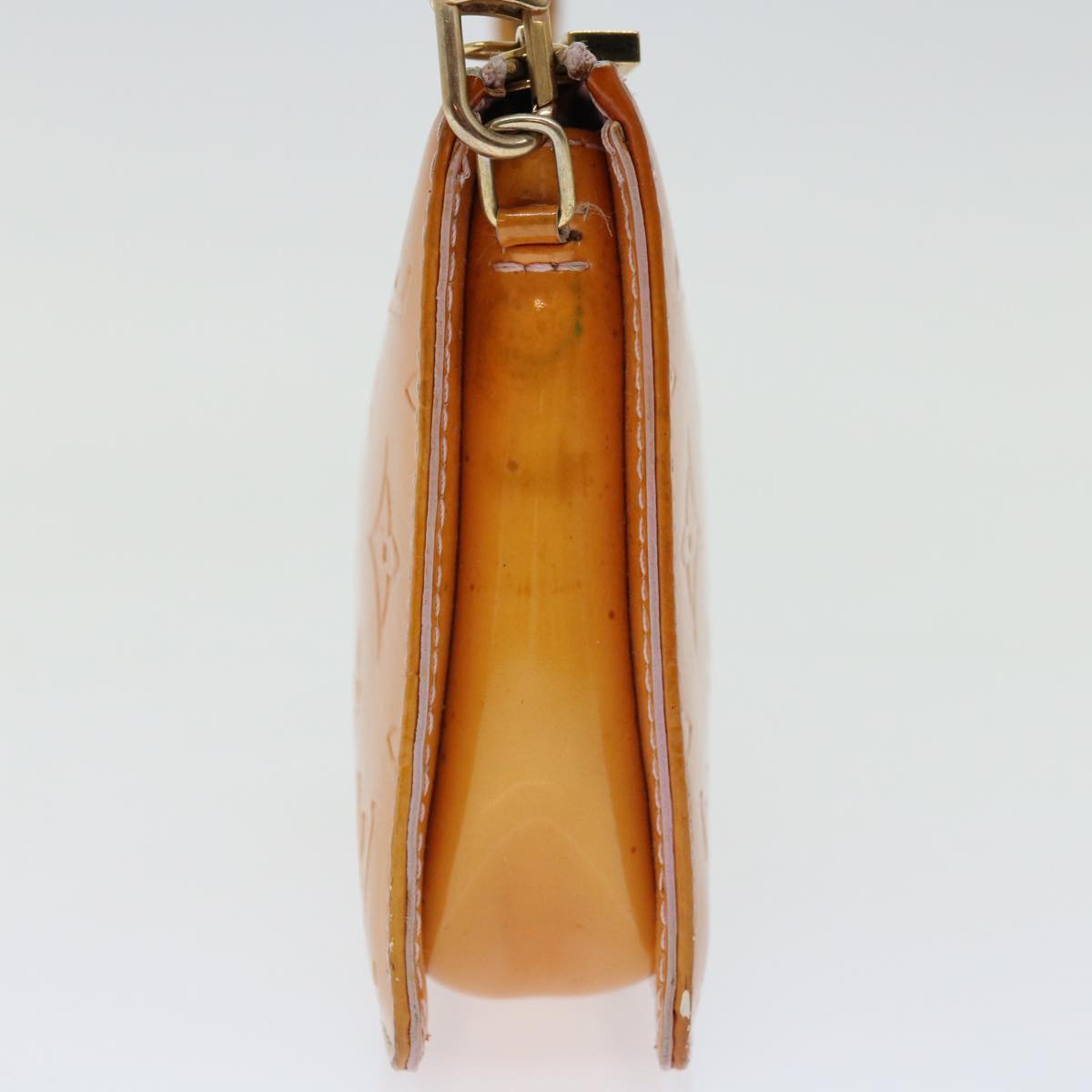 Louis Vuitton Pochette Brown Patent Leather Handbag