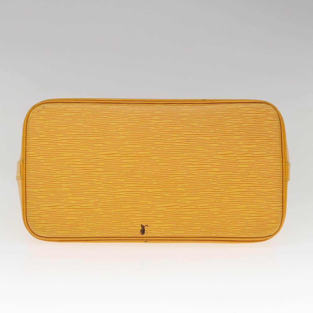 Louis Vuitton Alma Yellow Leather Handbag