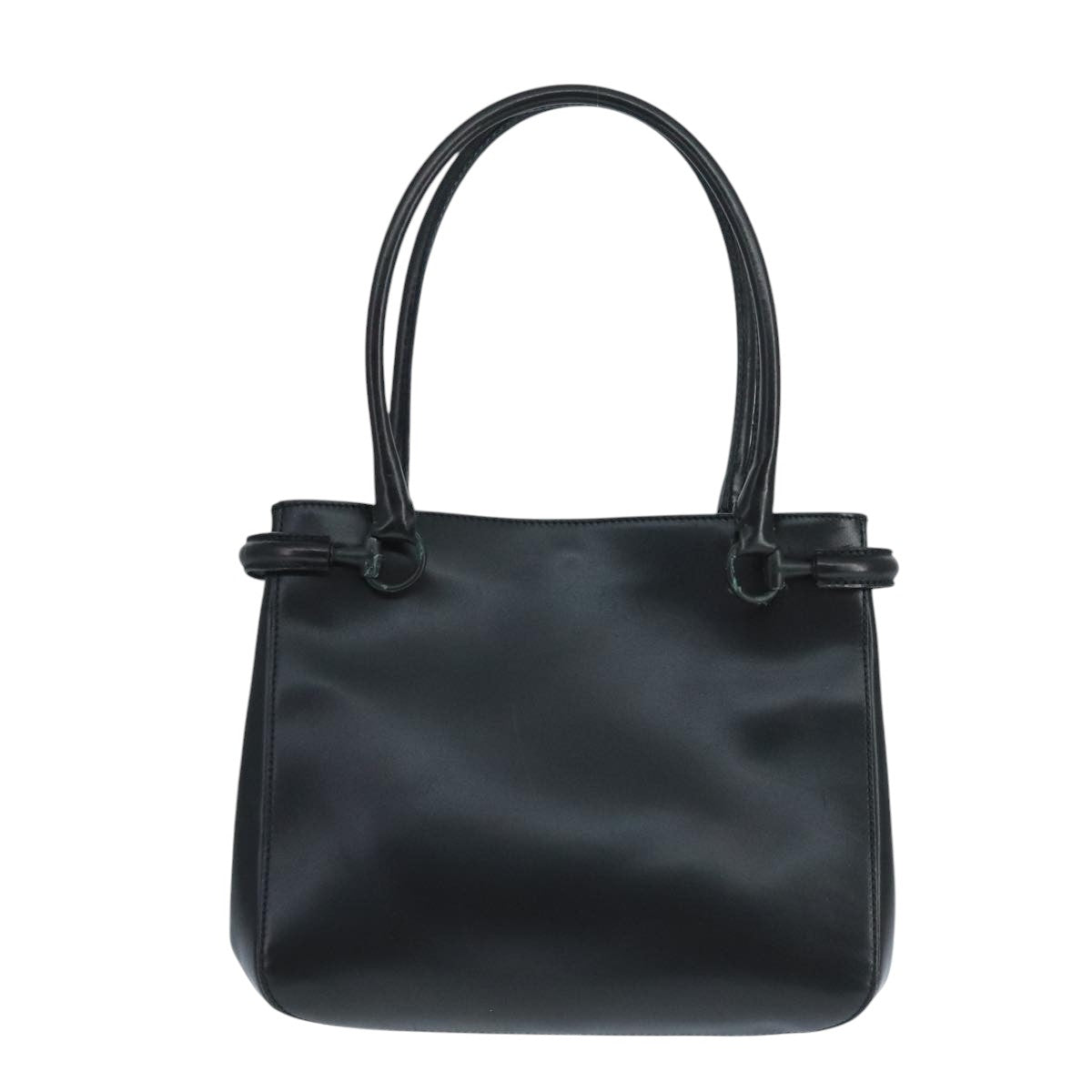 Gucci Horsebit Black Leather Handbag