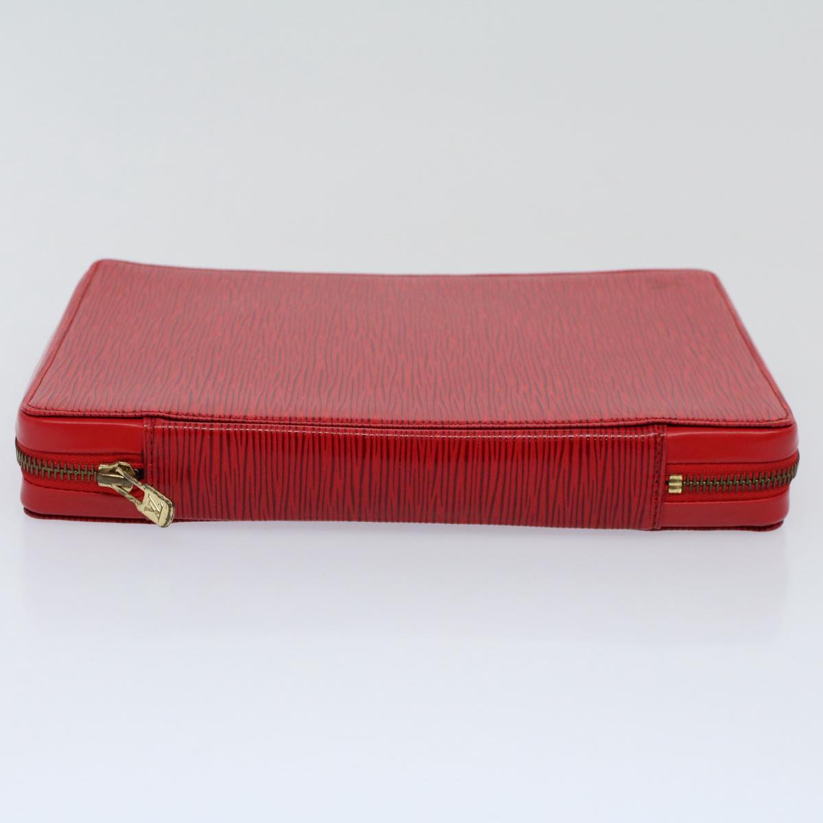 Louis Vuitton Agenda Cover Red Leather Wallet