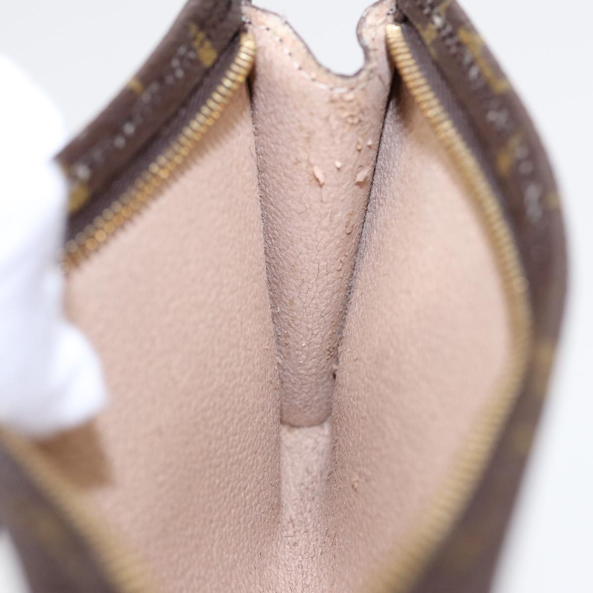 Louis Vuitton Bucket Brown Canvas Wallet