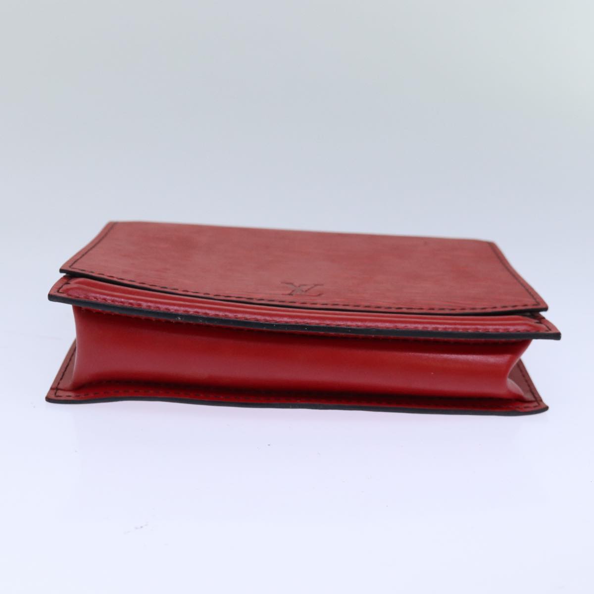 Louis Vuitton Tilsitt Red Leather Clutch Bag