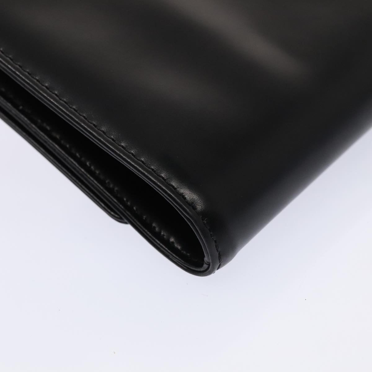 Louis Vuitton Aegean Black Leather Clutch Bag