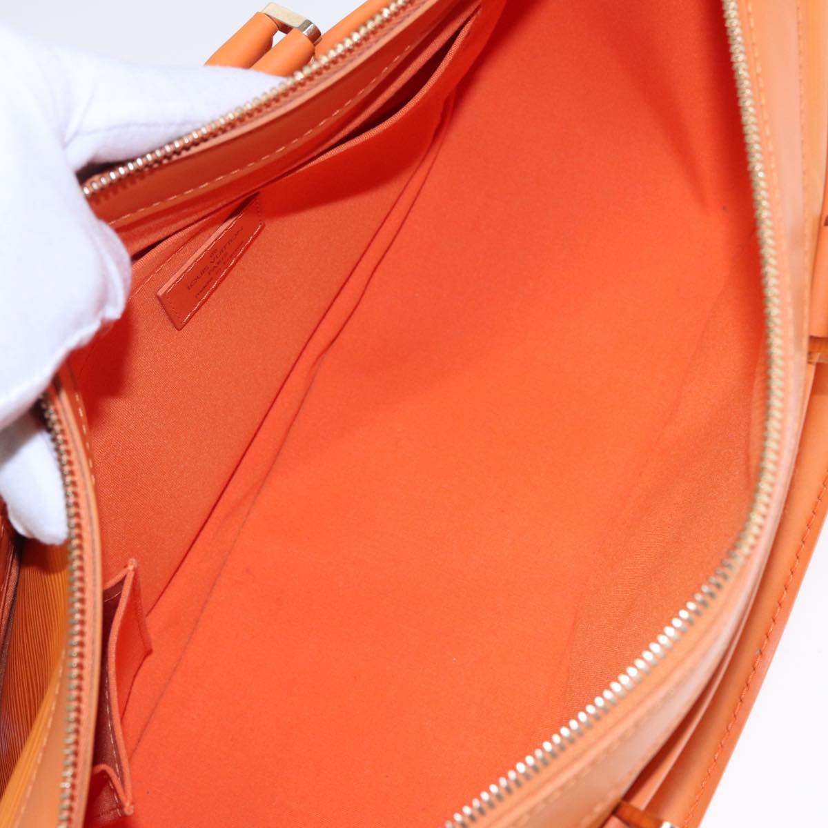 Louis Vuitton Danura Orange Leather Handbag