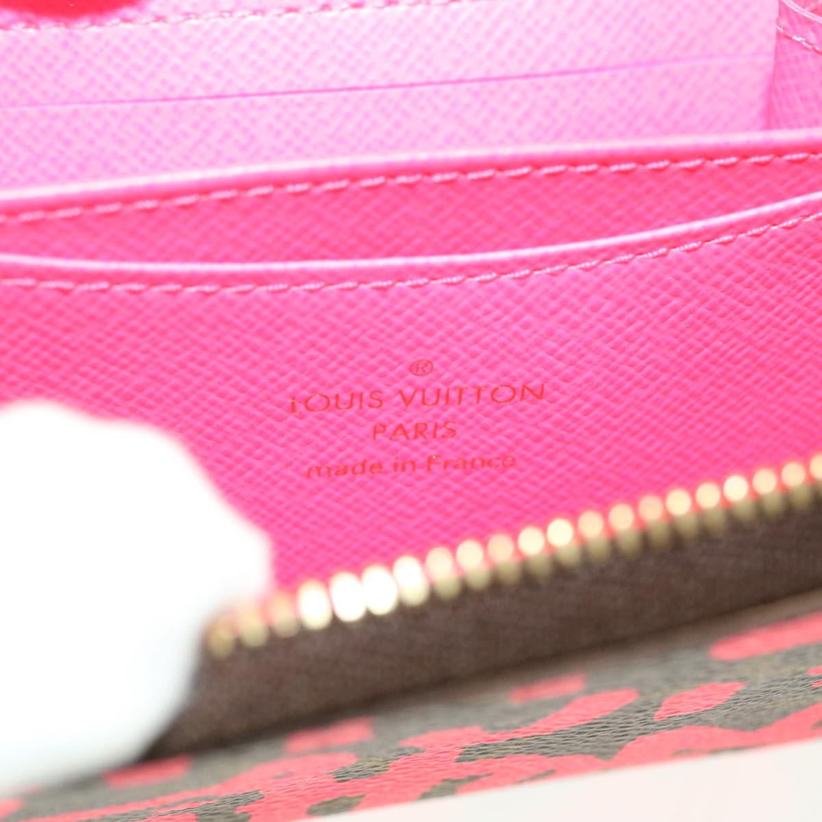 Louis Vuitton Zippy Coin Purse Brown Canvas Wallet