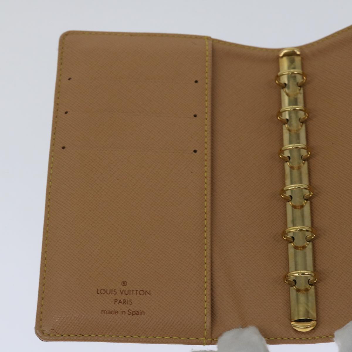 Louis Vuitton Agenda Pm Blue Canvas Wallet