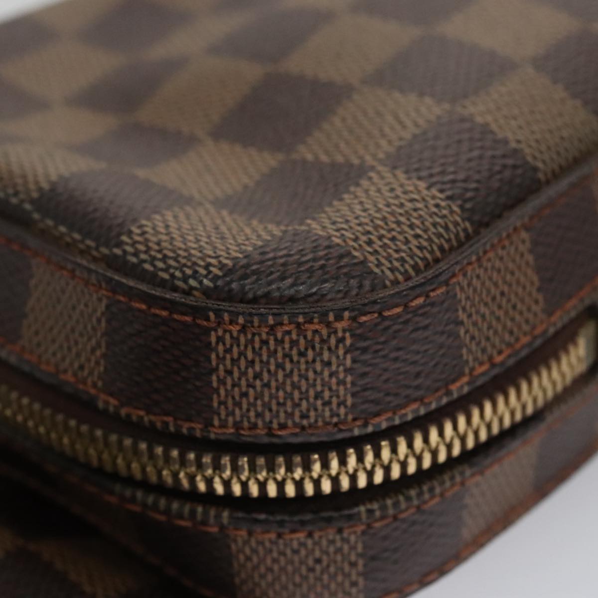 Louis Vuitton Geronimos Brown Canvas Shoulder Bag