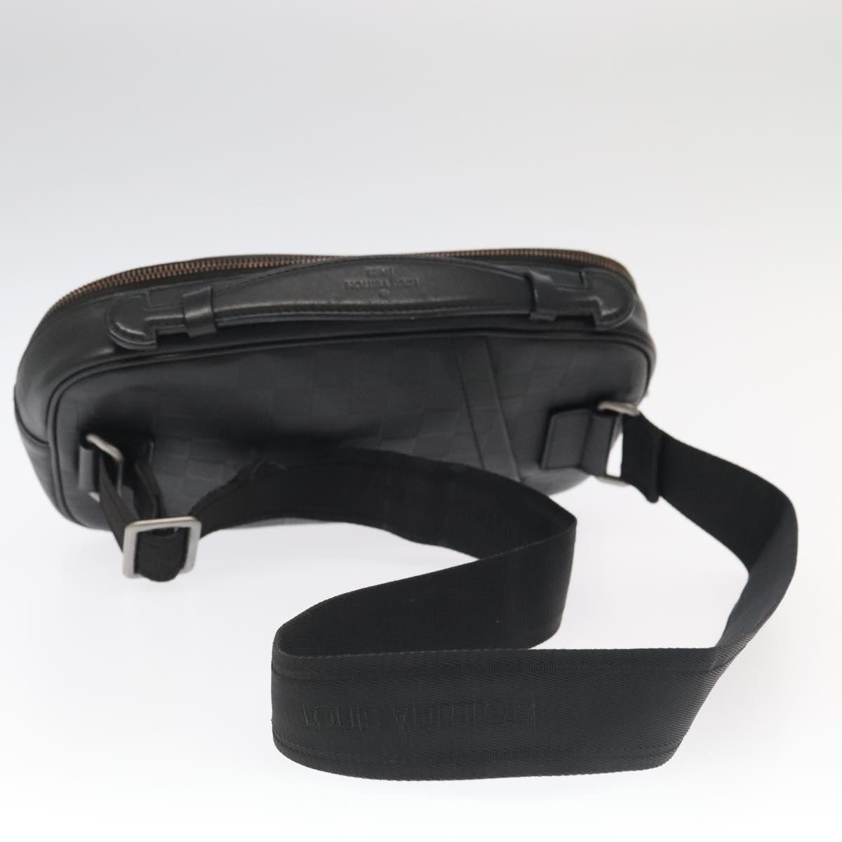 Louis Vuitton Ambler Black Leather Shoulder Bag