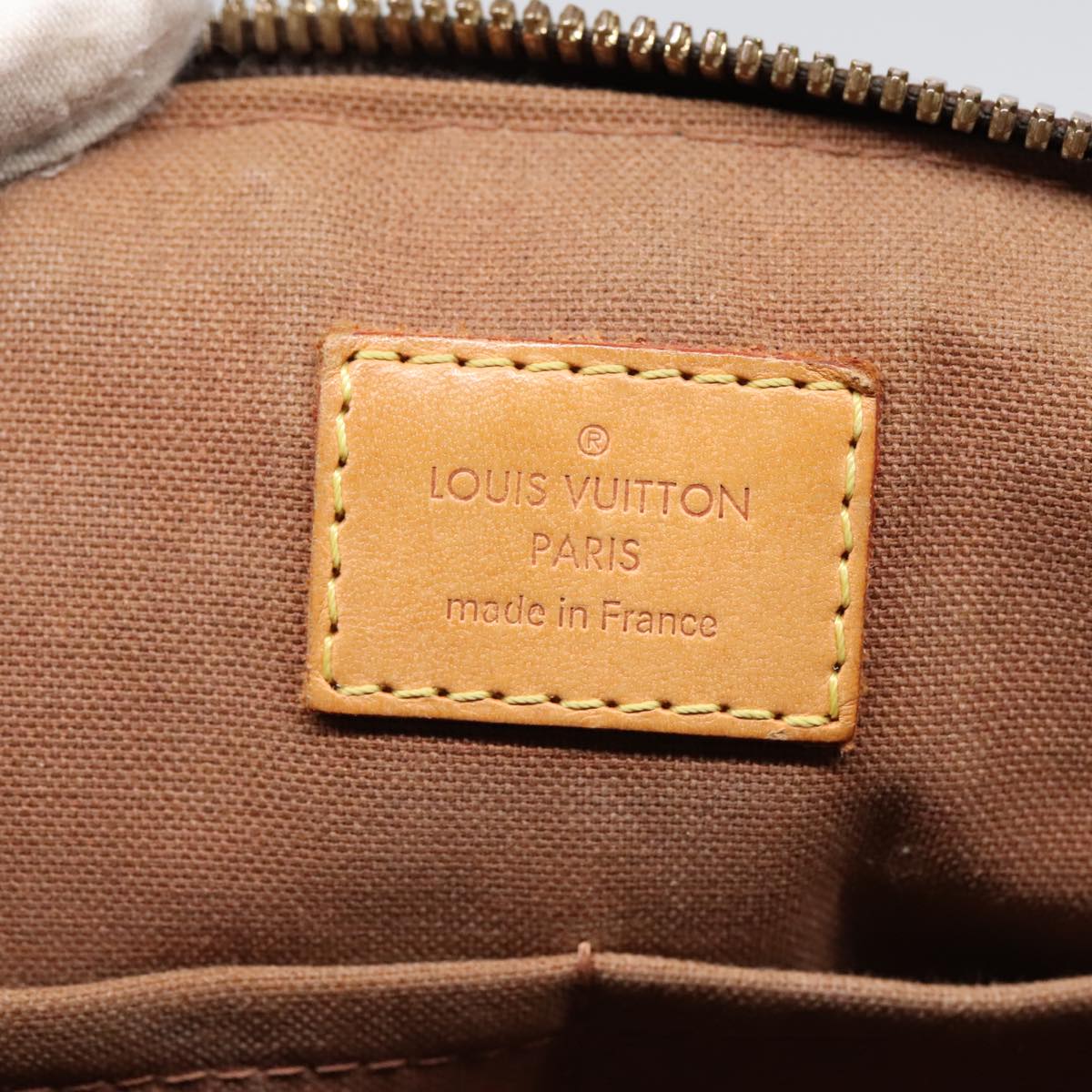 Louis Vuitton Tivoli Brown Canvas Handbag