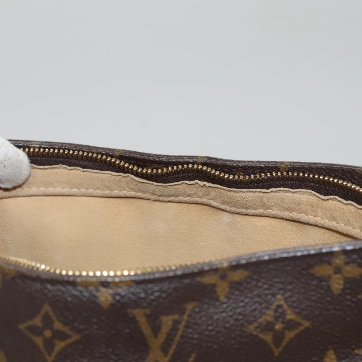 Louis Vuitton Looping Gm Brown Canvas Shoulder Bag