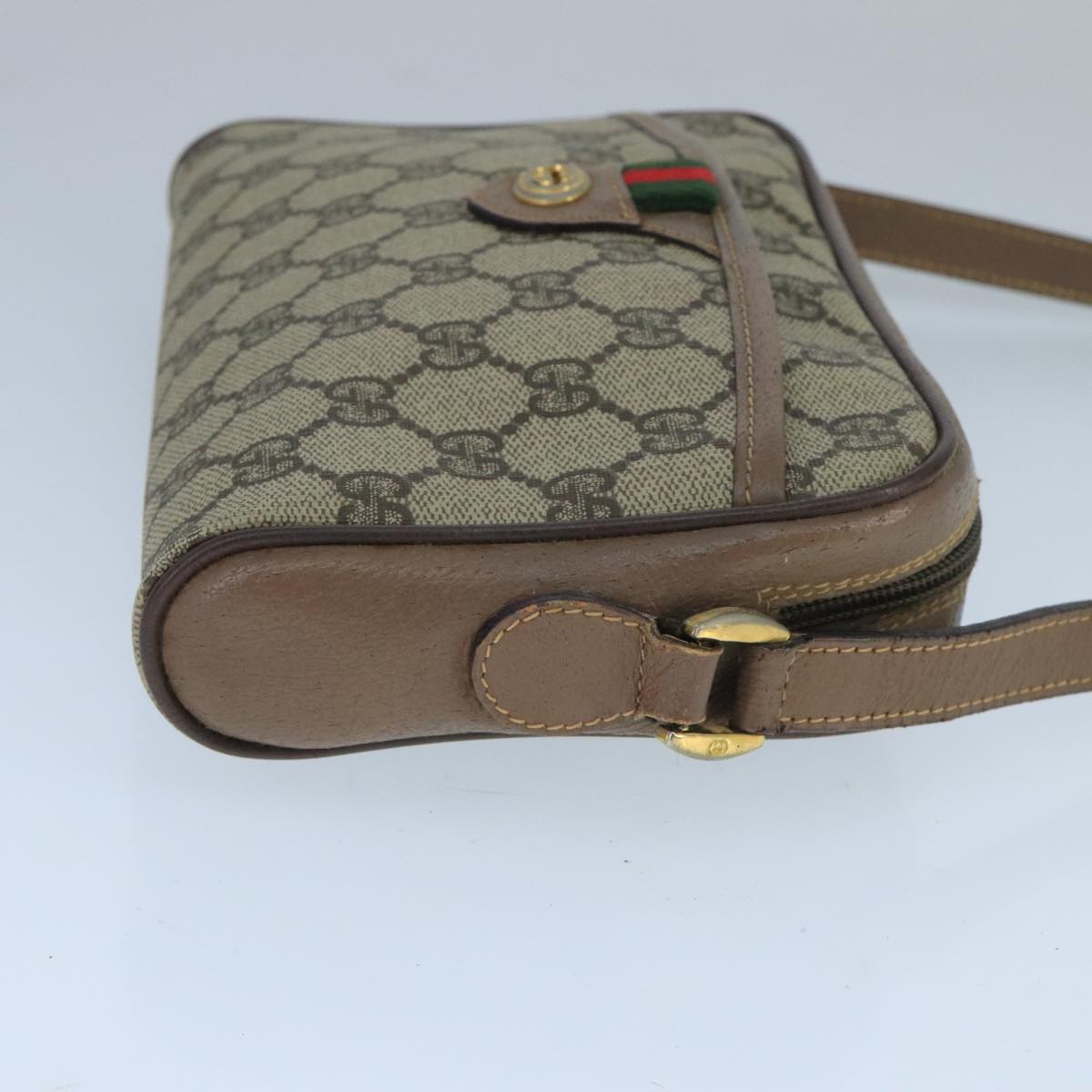 Gucci Gg Supreme Beige Canvas Shoulder Bag