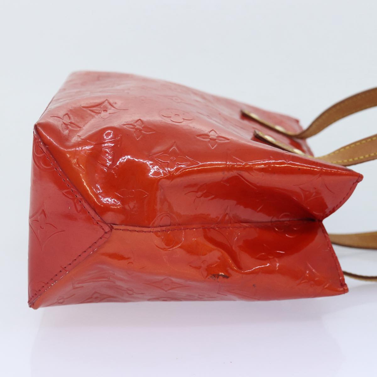 Louis Vuitton Reade Red Patent Leather Handbag