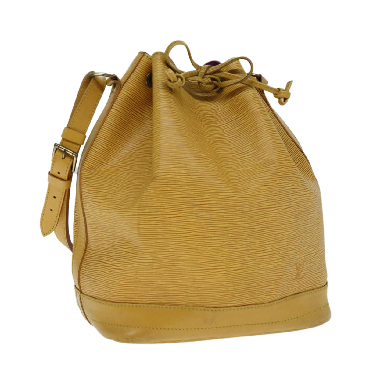 Louis Vuitton Noe Yellow Leather Shoulder Bag