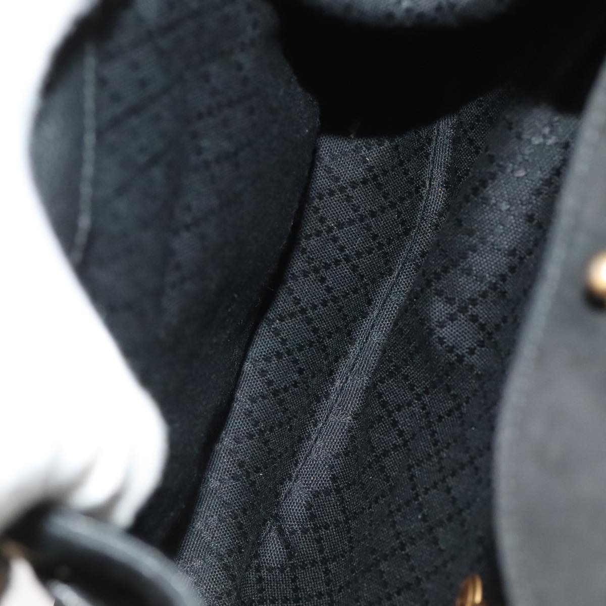 Gucci Bamboo Black Suede Backpack Bag