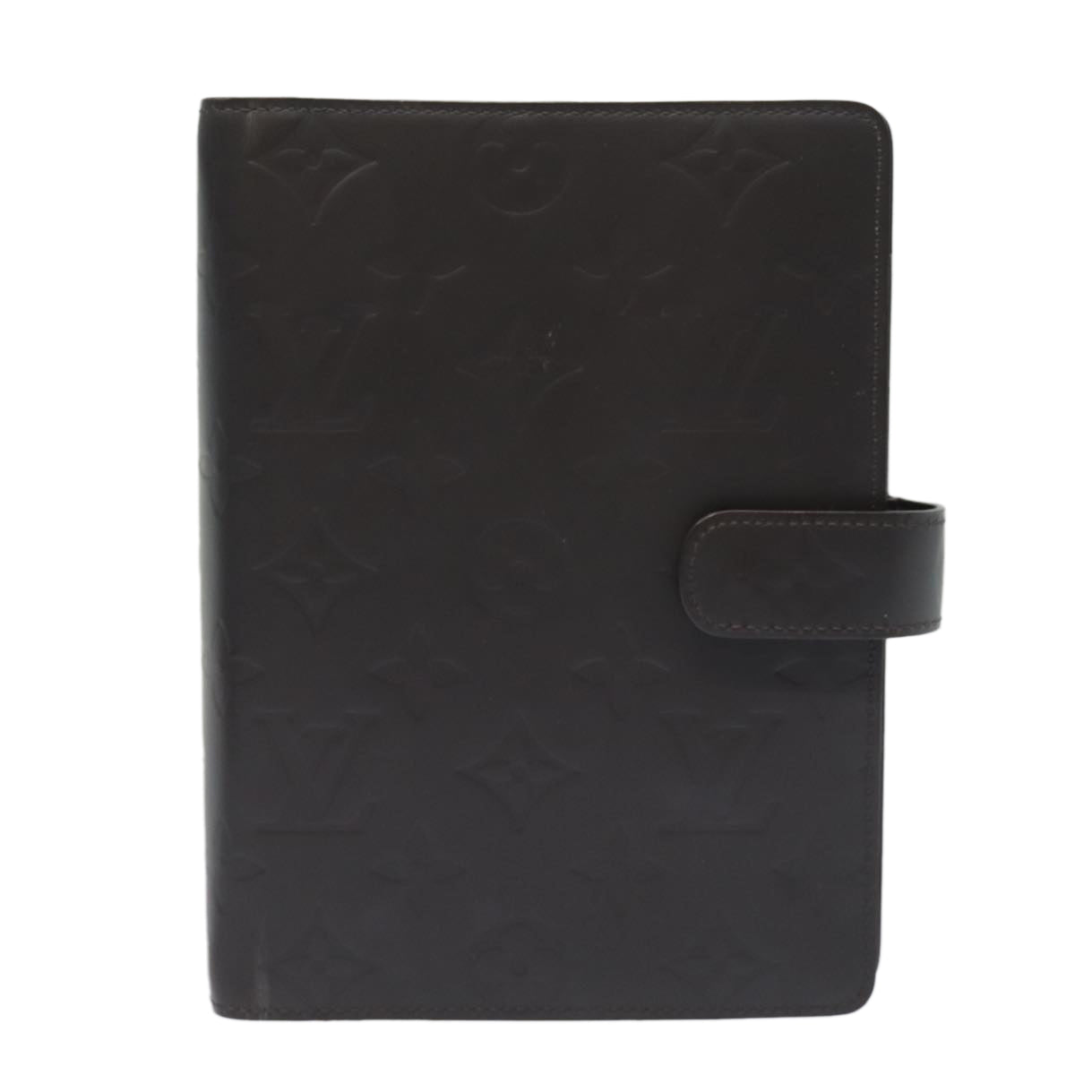 Louis Vuitton Agenda Mm Brown Leather Wallet ()