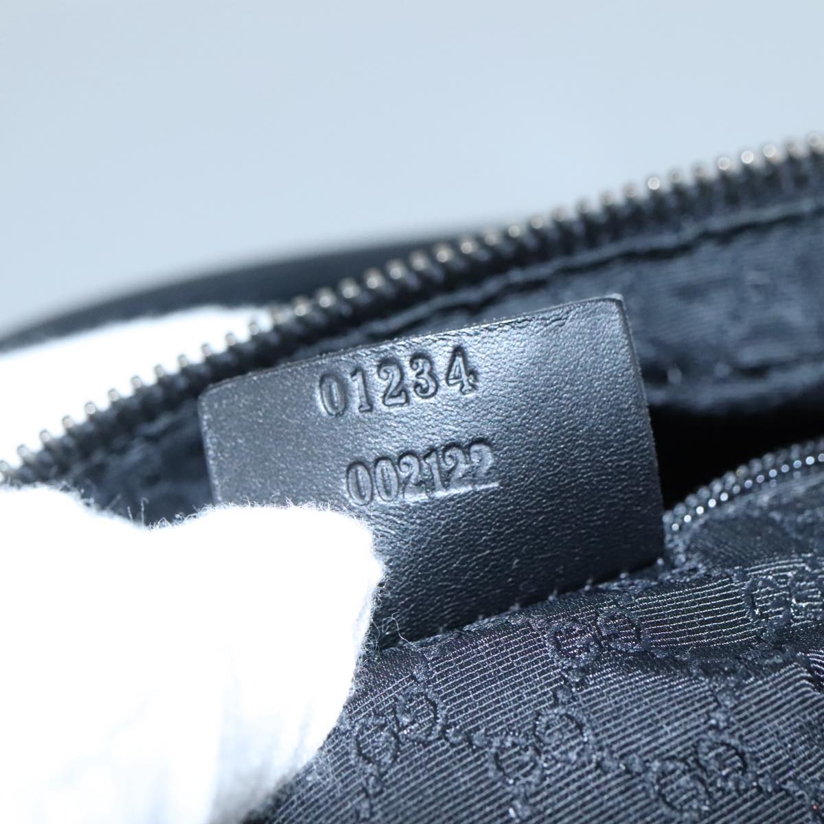 Gucci Ophidia Black Canvas Shoulder Bag