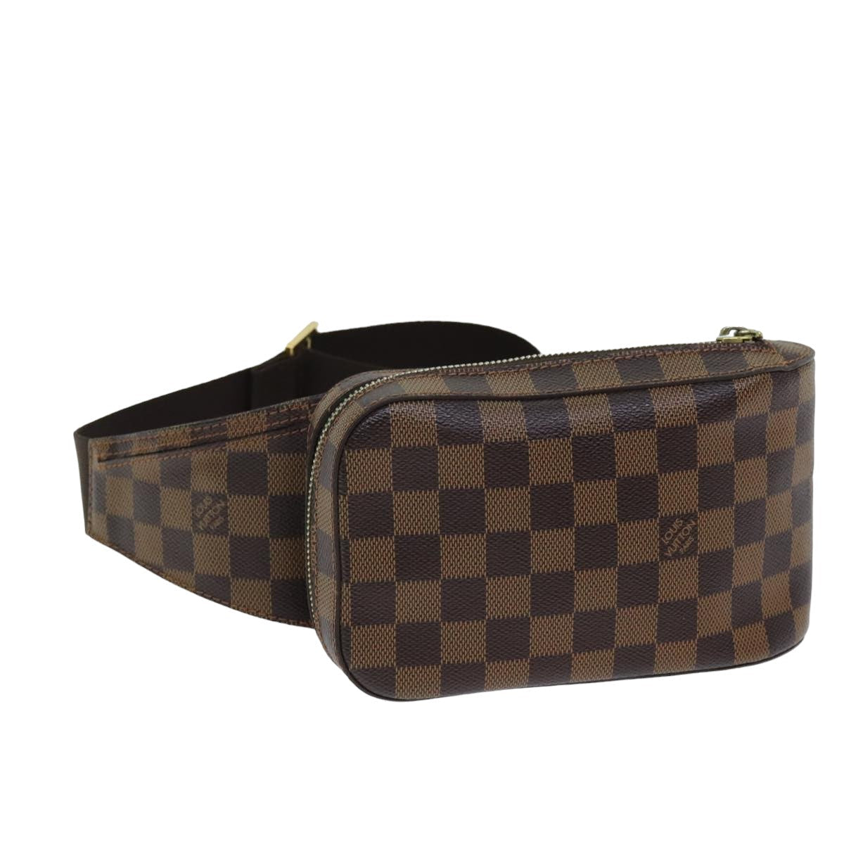 Louis Vuitton Geronimos Brown Canvas Shoulder Bag