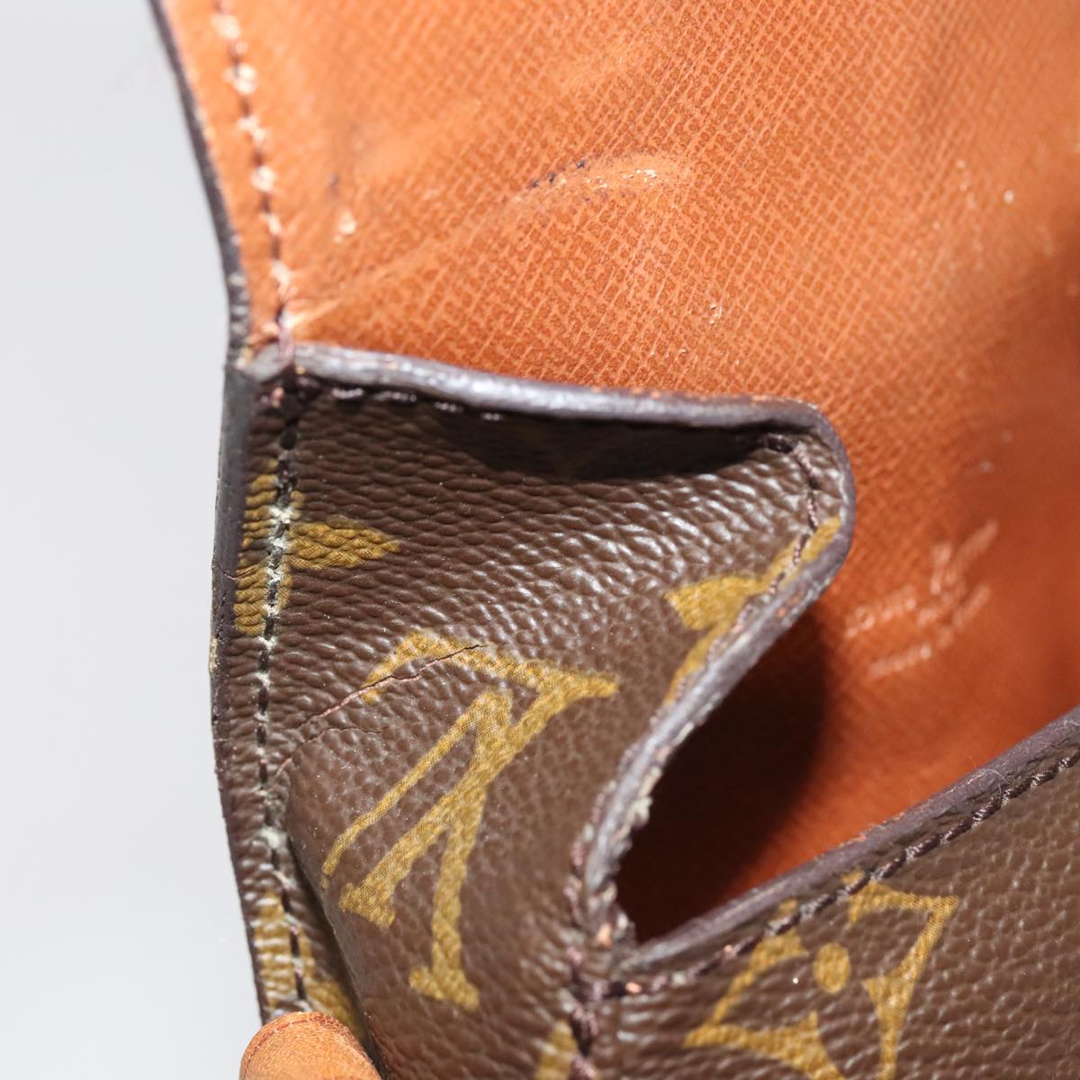 Louis Vuitton Saint Cloud Brown Canvas Shoulder Bag