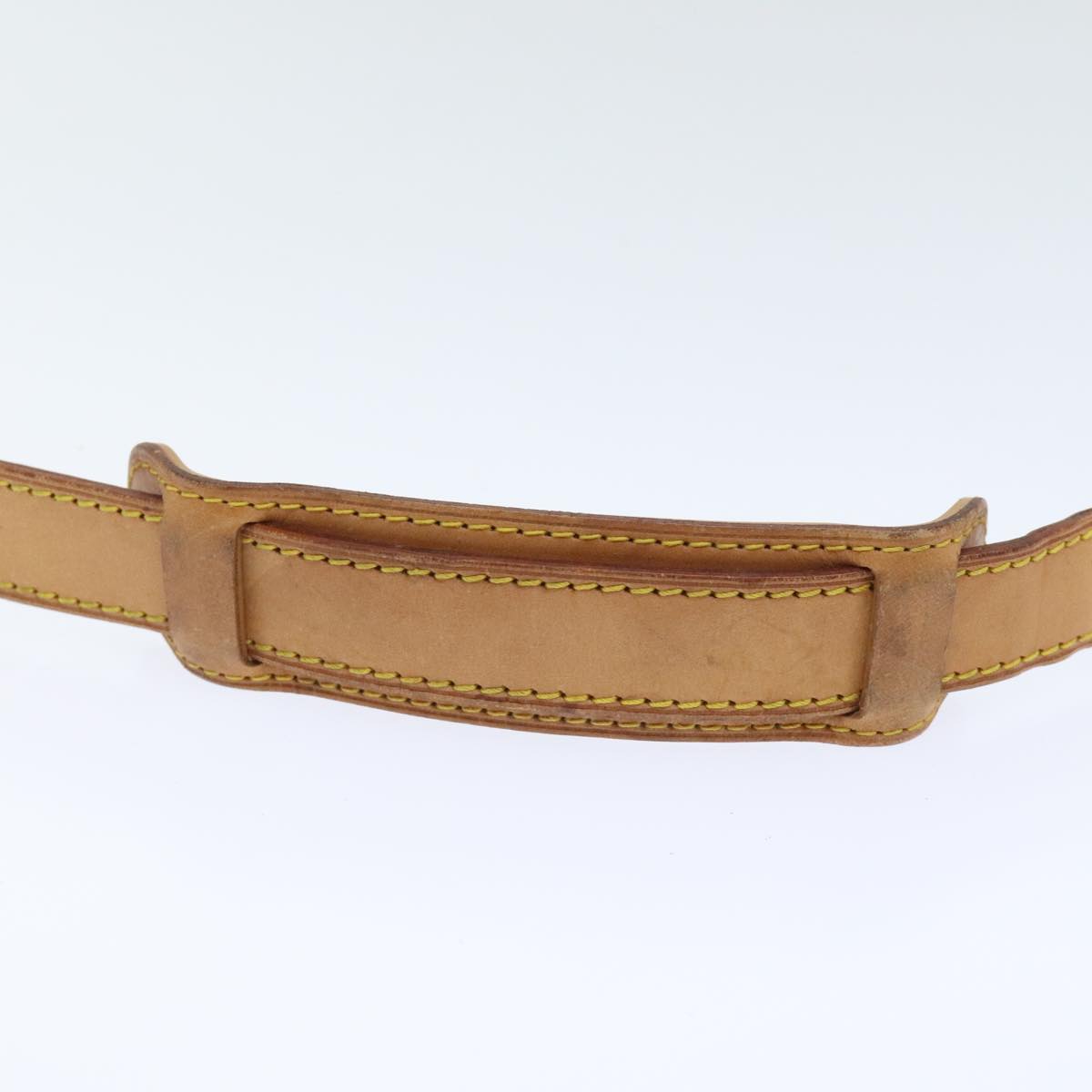 Louis Vuitton Shoulder Strap Beige Leather Bag Jewelry