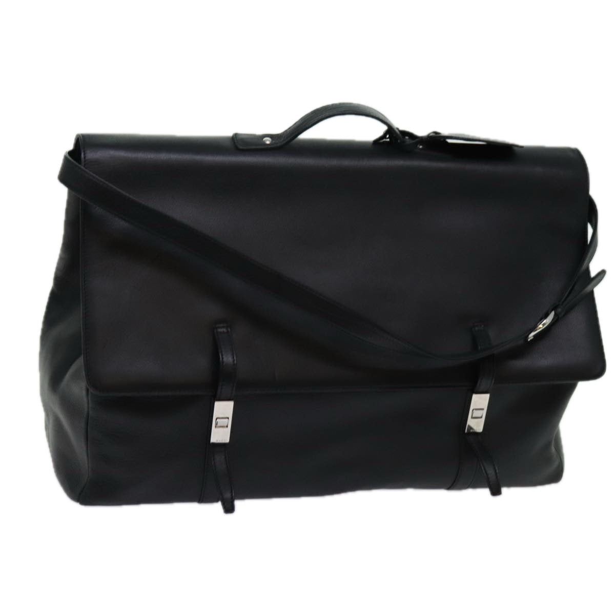 Gucci Jackie Black Leather Travel Bag