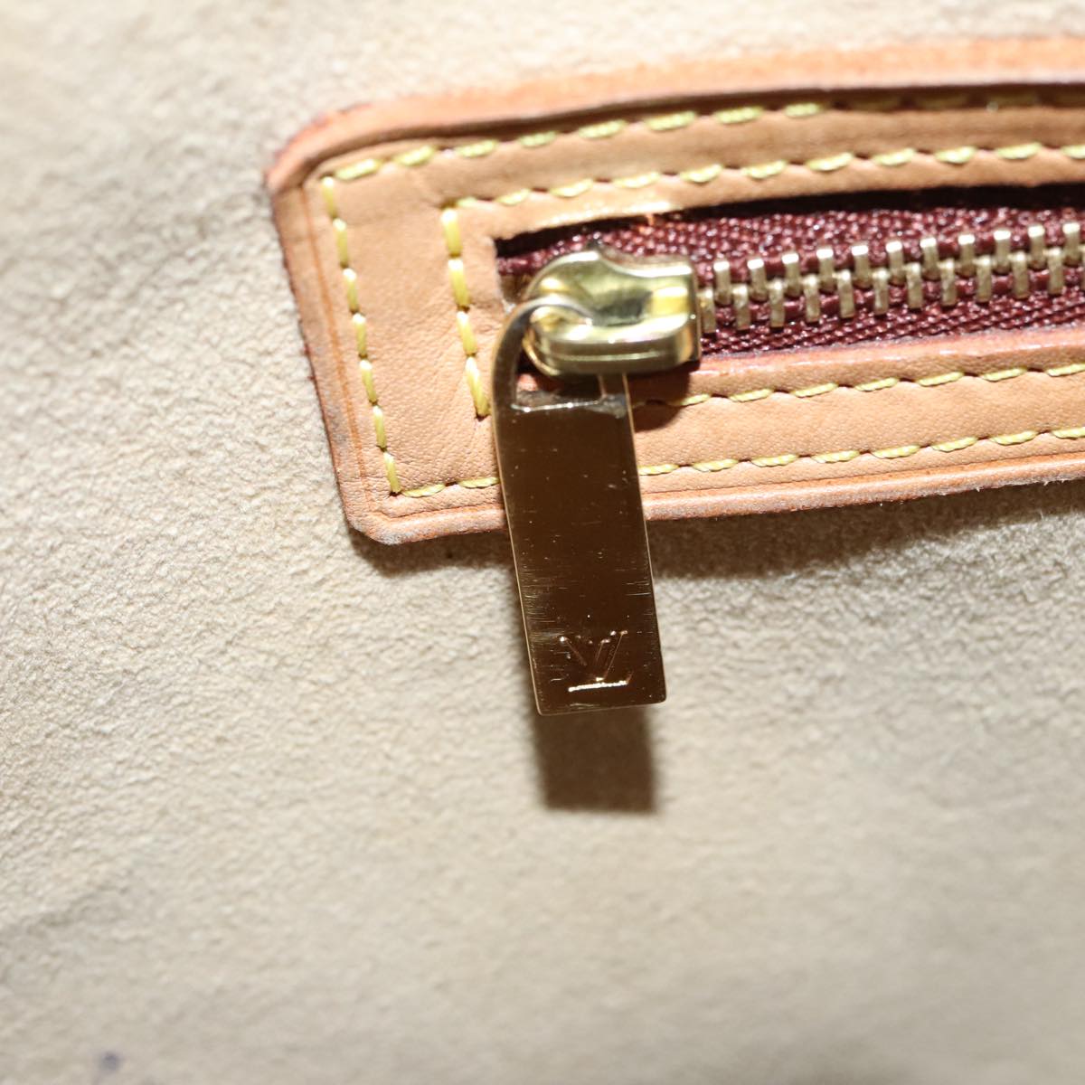 Louis Vuitton Looping Gm Brown Canvas Shoulder Bag