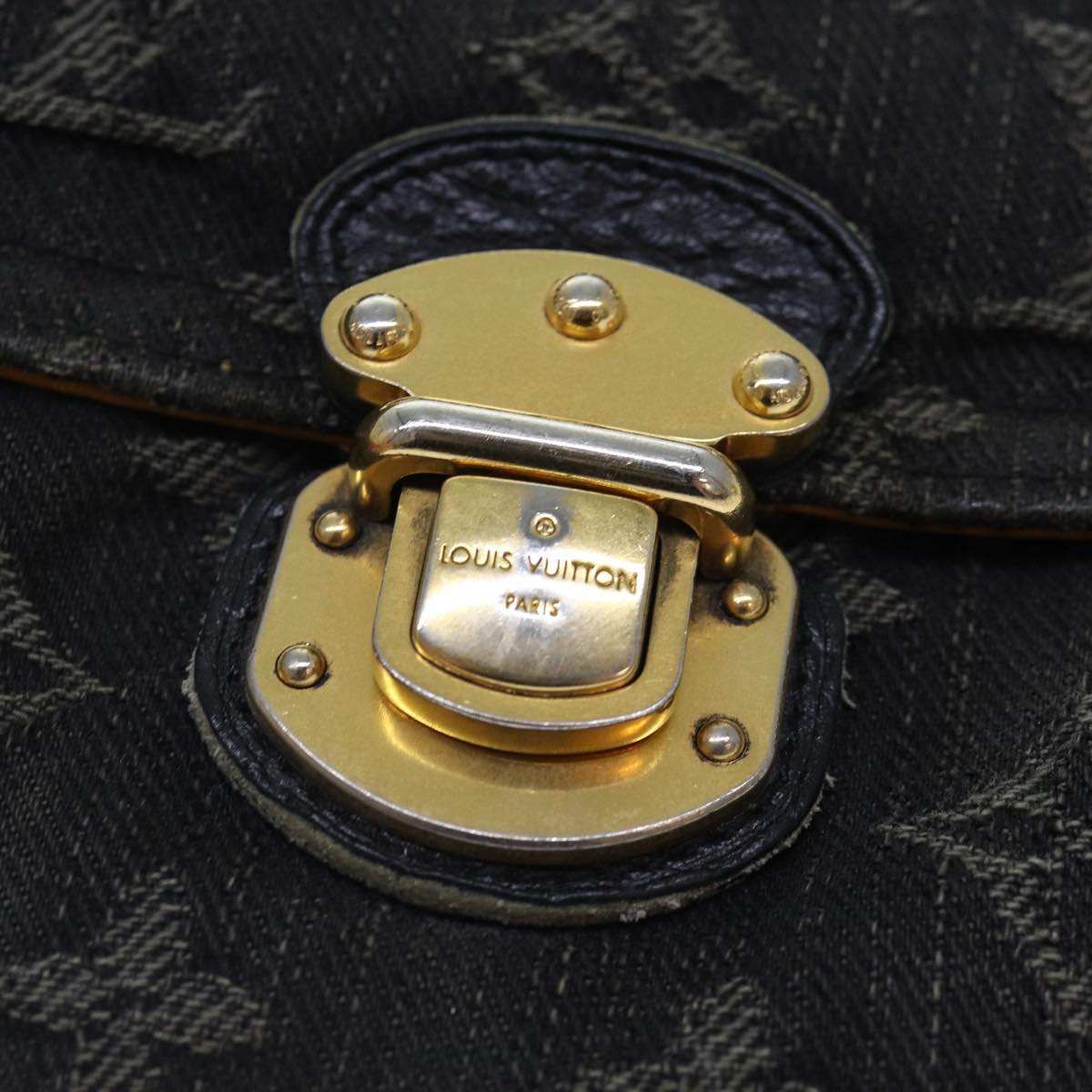 Louis Vuitton Amelia Black Denim - Jeans Wallet