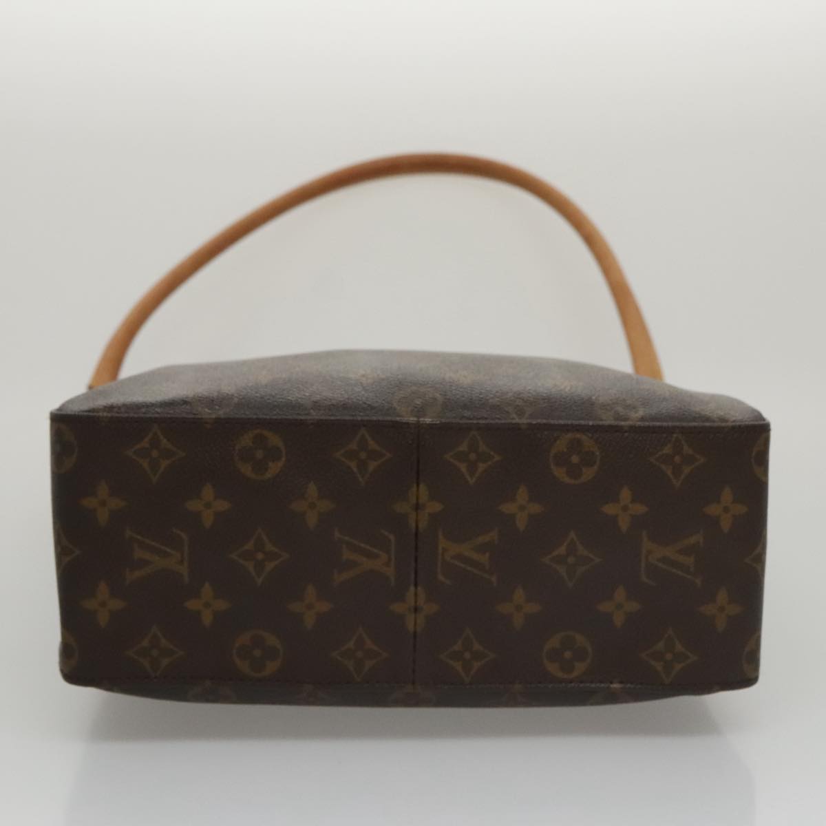 Louis Vuitton Looping Gm Brown Canvas Shoulder Bag