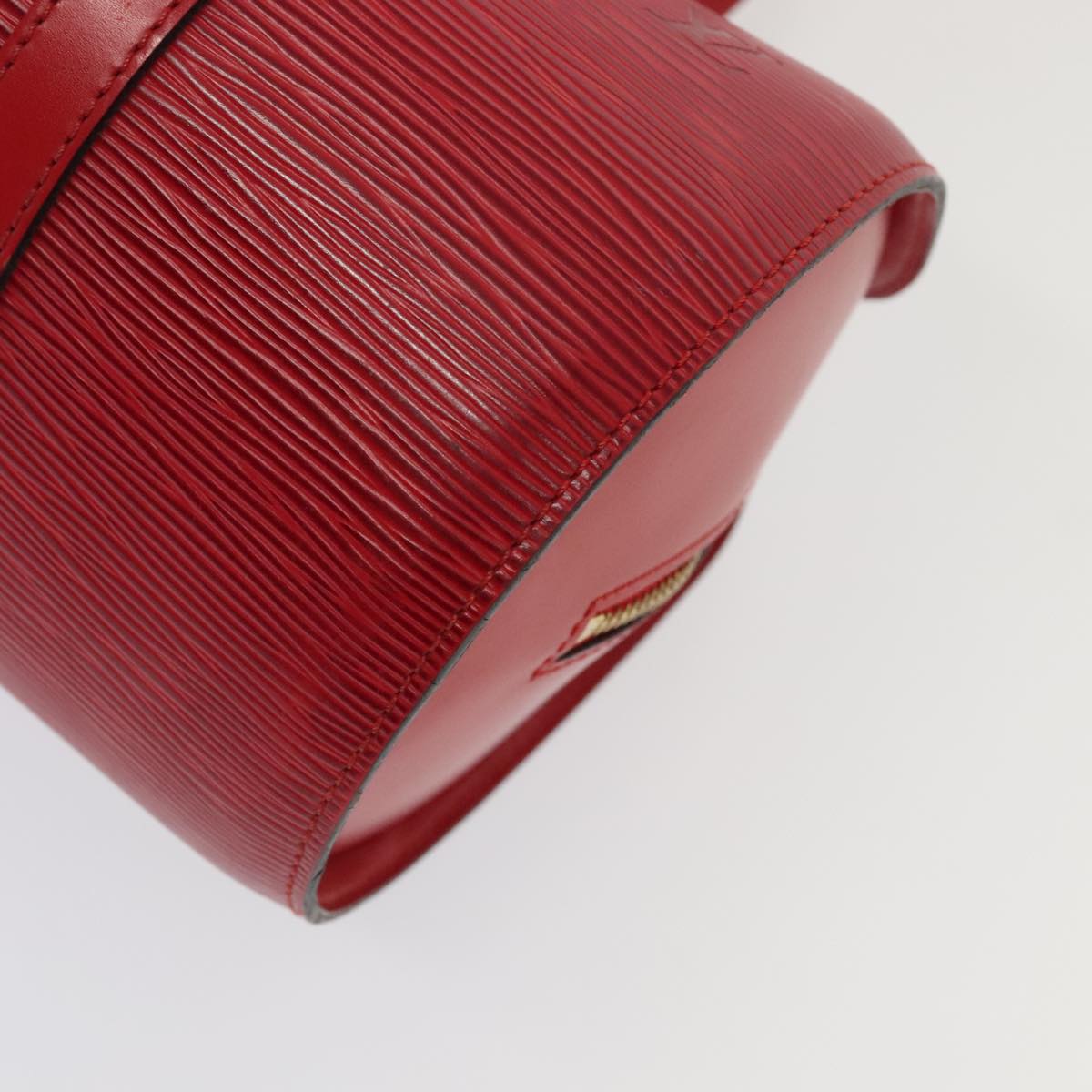 Louis Vuitton Soufflot Red Leather Handbag