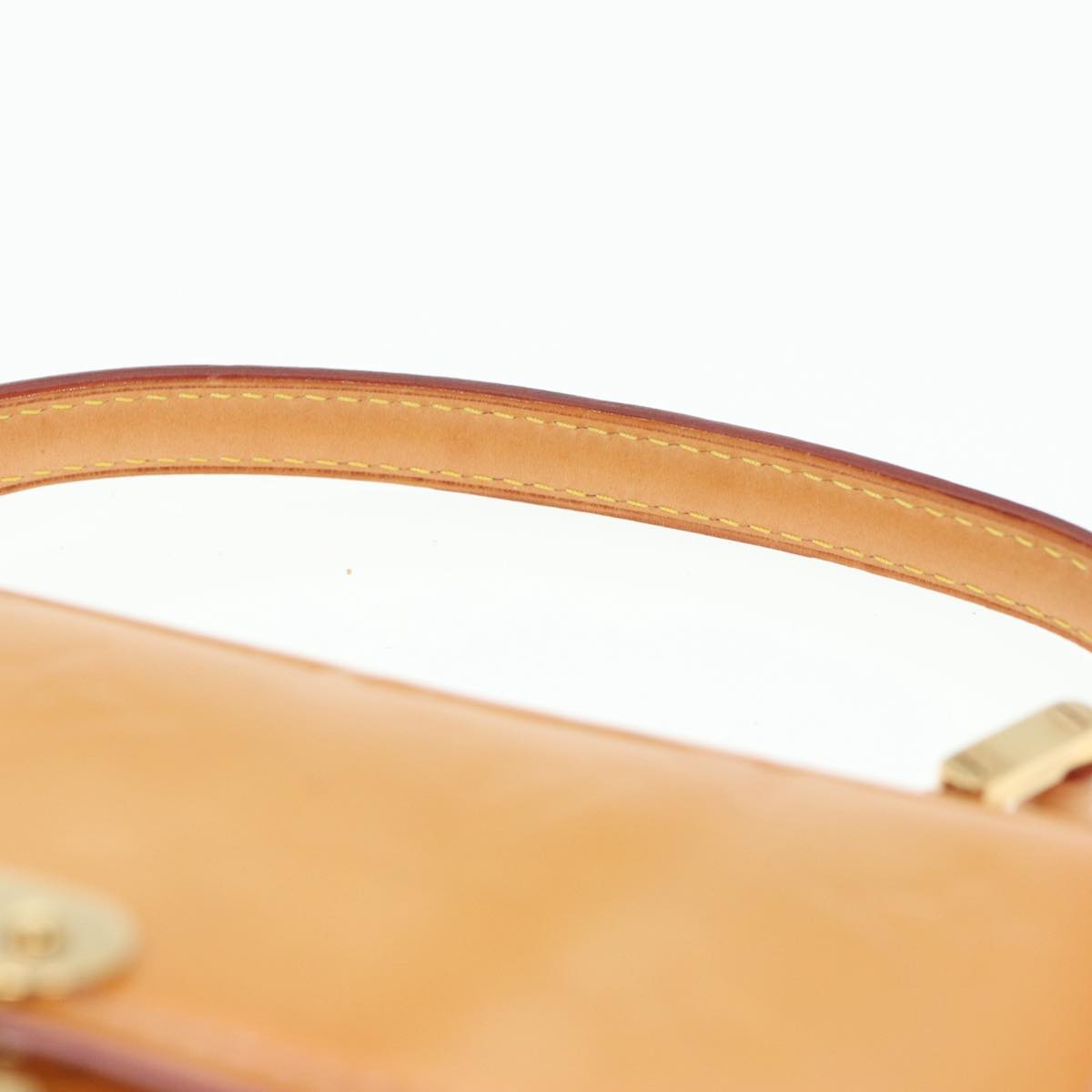 Louis Vuitton Spring Street Yellow Patent Leather Handbag
