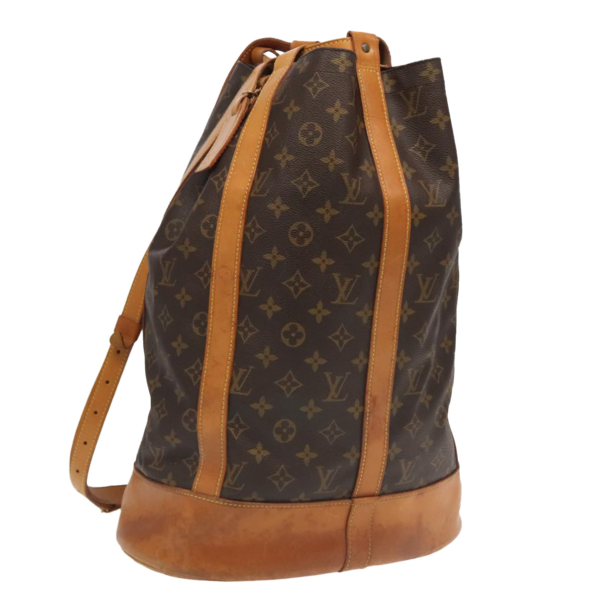 Louis Vuitton Randonnée Brown Canvas Shoulder Bag