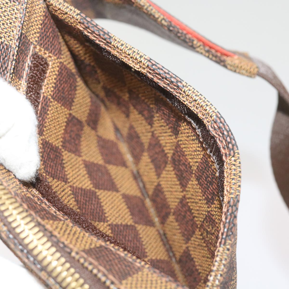 Louis Vuitton Geronimos Brown Canvas Shoulder Bag