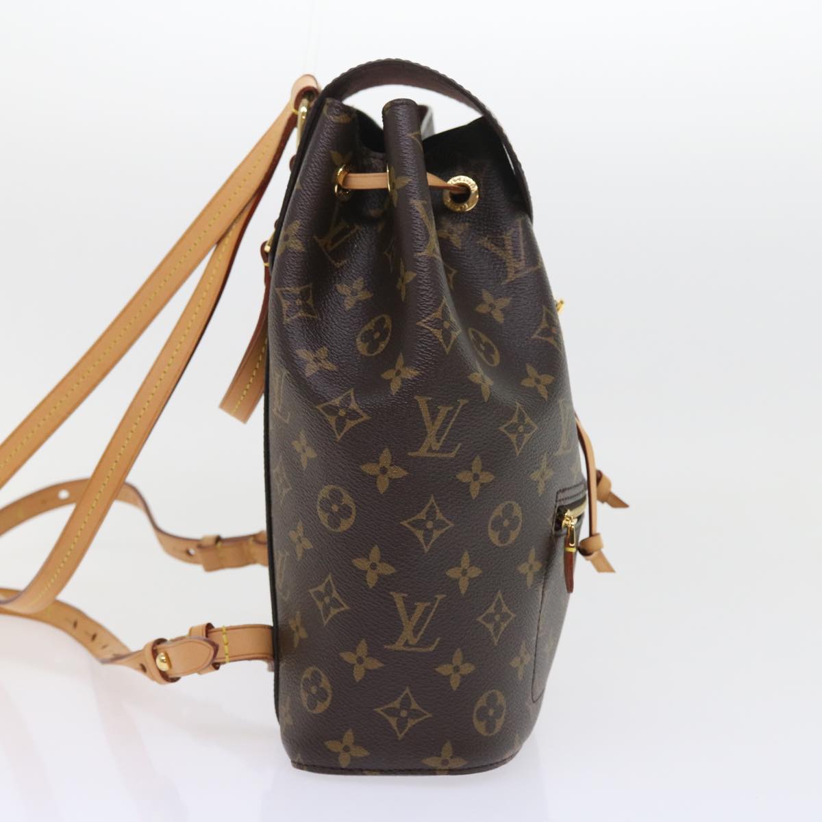 Louis Vuitton Montsouris Brown Canvas Backpack Bag