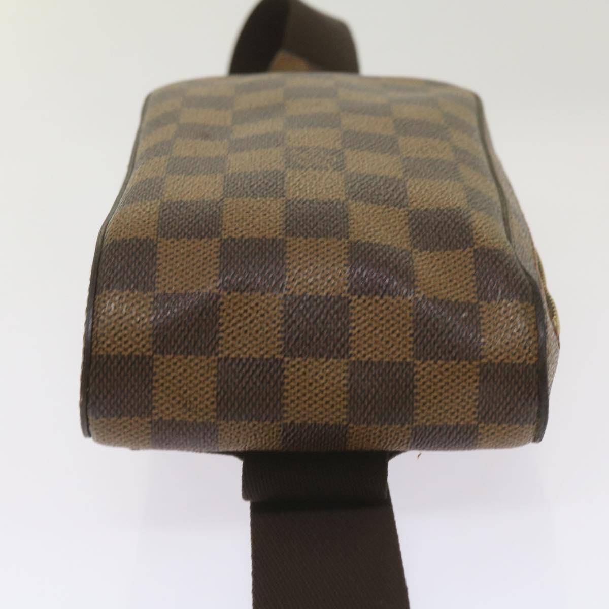 Louis Vuitton Geronimos Brown Canvas Shoulder Bag