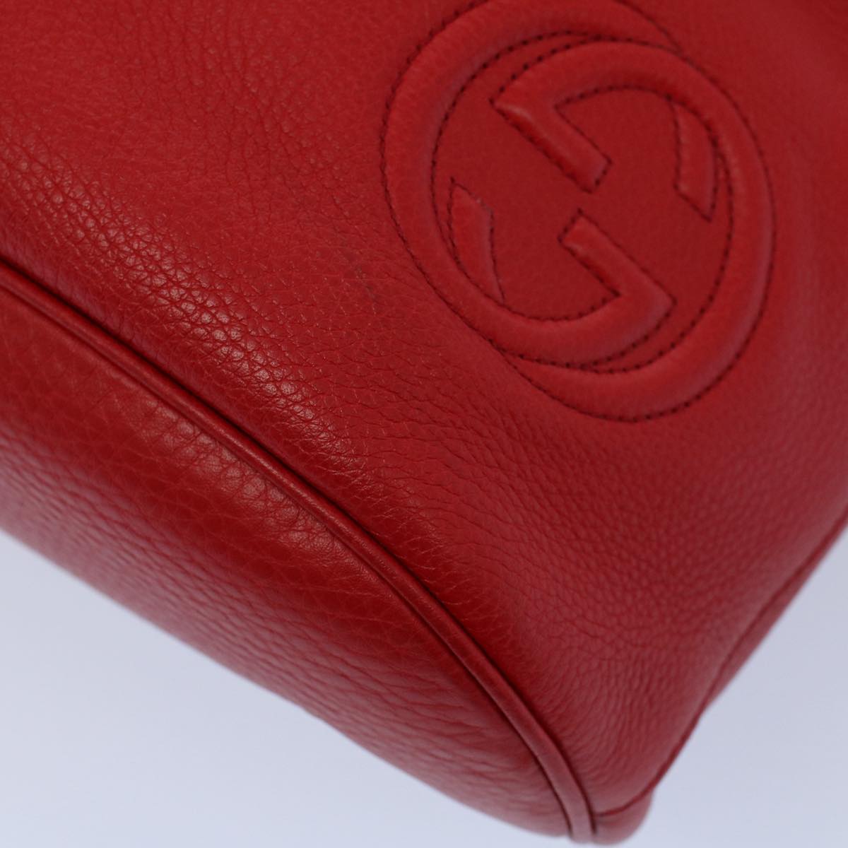 Gucci Soho Red Leather Backpack Bag