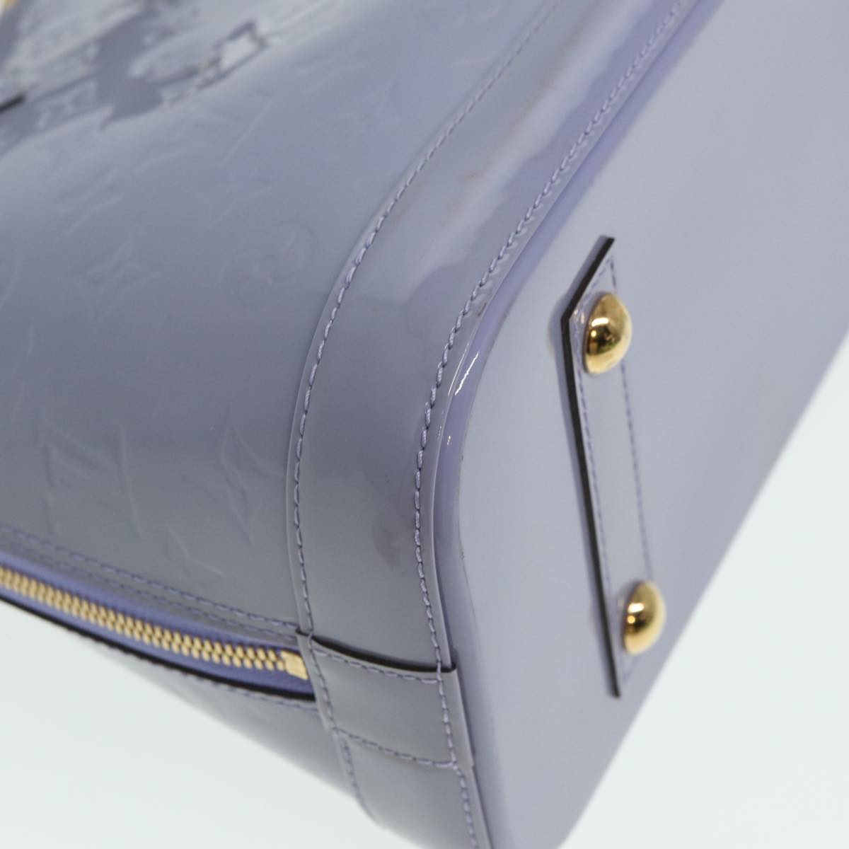 Louis Vuitton Alma Black Patent Leather Handbag