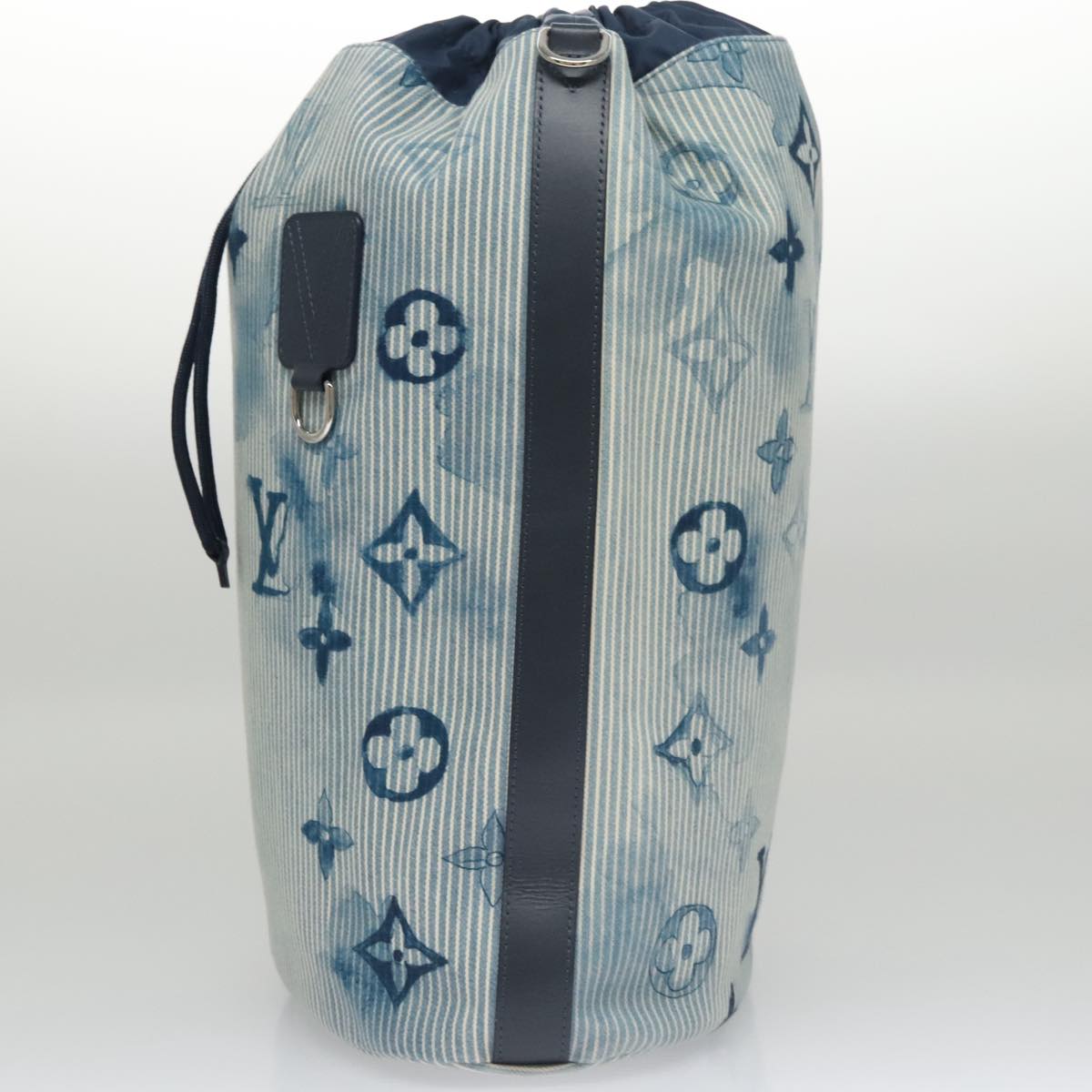 Louis Vuitton Marin Blue Canvas Shoulder Bag