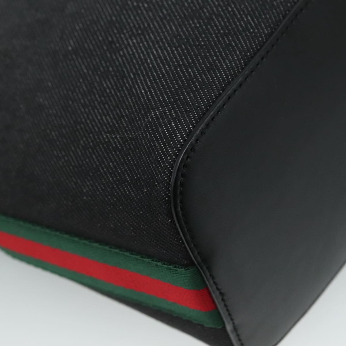 Gucci Ophidia Black Canvas Shoulder Bag